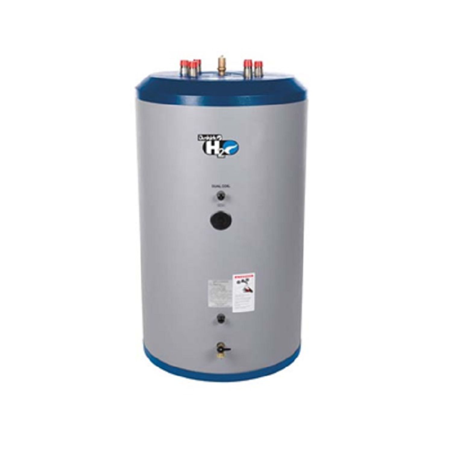 Dunkirk H2OI60DDK Dunkirk H2O Dual Coil Indirect Water Heater with 60 Gallon Capacity and 165 Output in Stainless Steel - H2OI60DDK