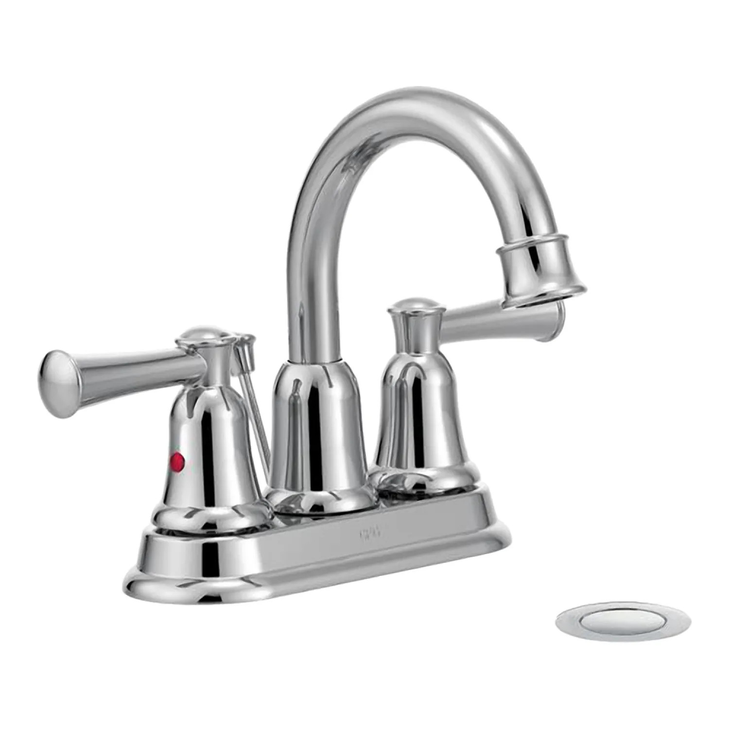 Cleveland Faucet 41217 Cleveland 41217 Capstone Two-Handle Centerset Lavatory Faucet w/ Drain, Chrome