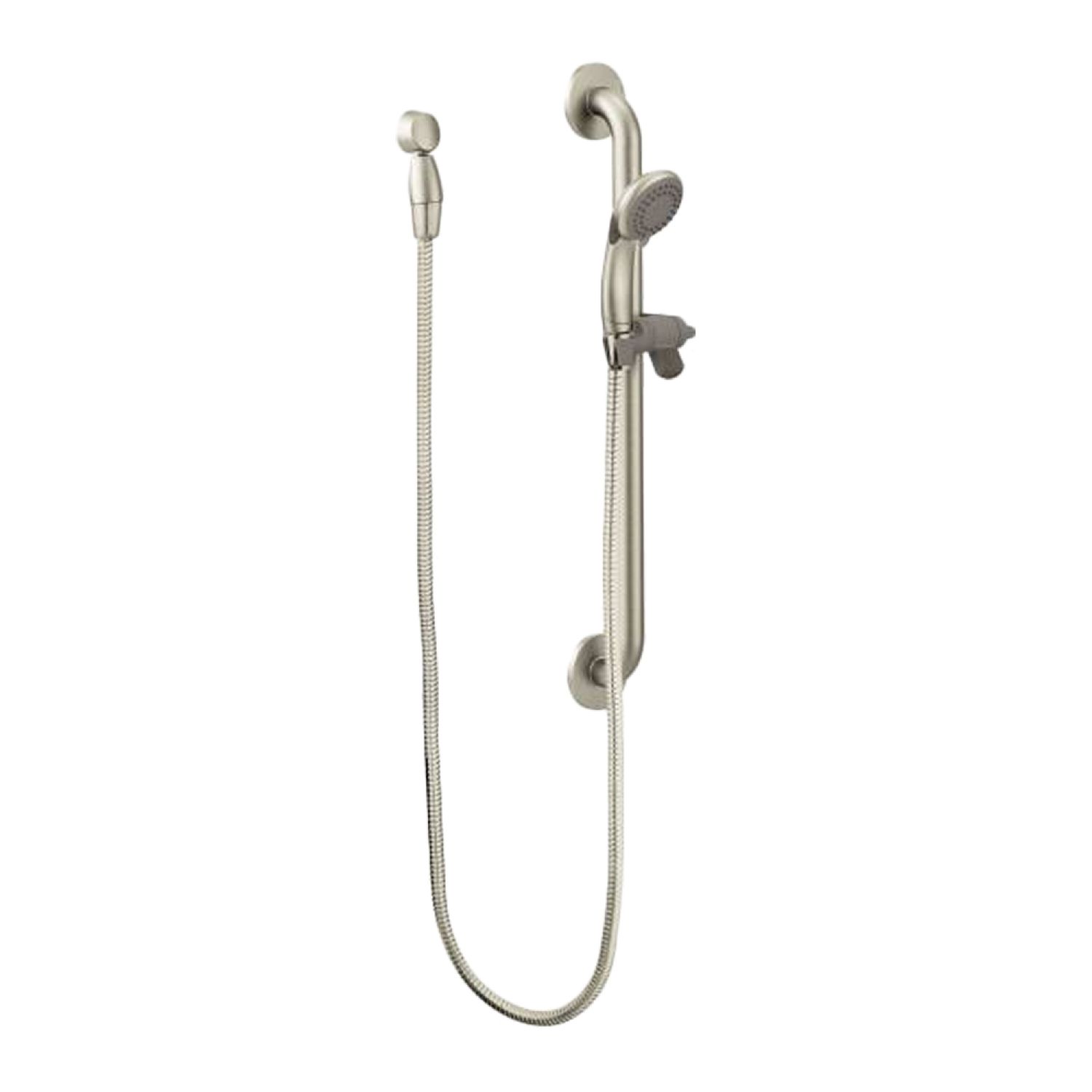 Cleveland Faucet 40124BN Cleveland Faucet Capstone Multi-Function Slide/Grab Bar Hand Shower, 1.5 GPM, Brushed Nickel - 40124BN
