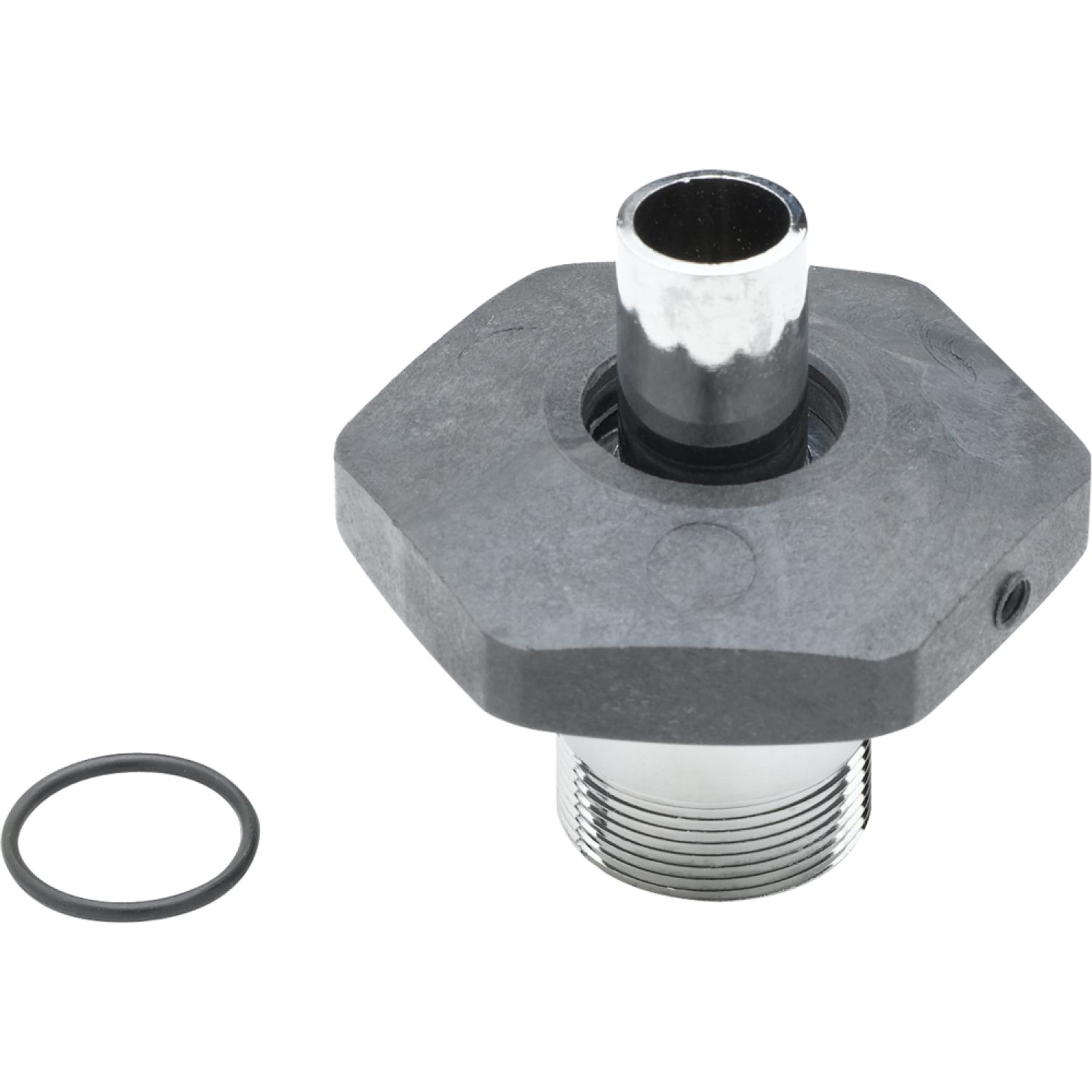 T&S Brass 035A T&S BRASS 035A 035A OUTLET W/ BLACK HEAT-RESISTANT HANDLE