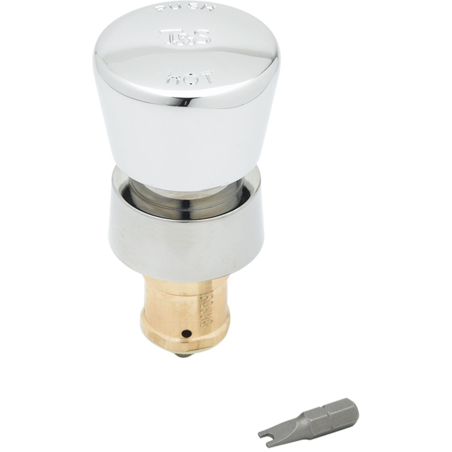 T&S Brass 238AH T&S BRASS 238AH METERING CARTRIDGE, HOT PUSH BUTTON