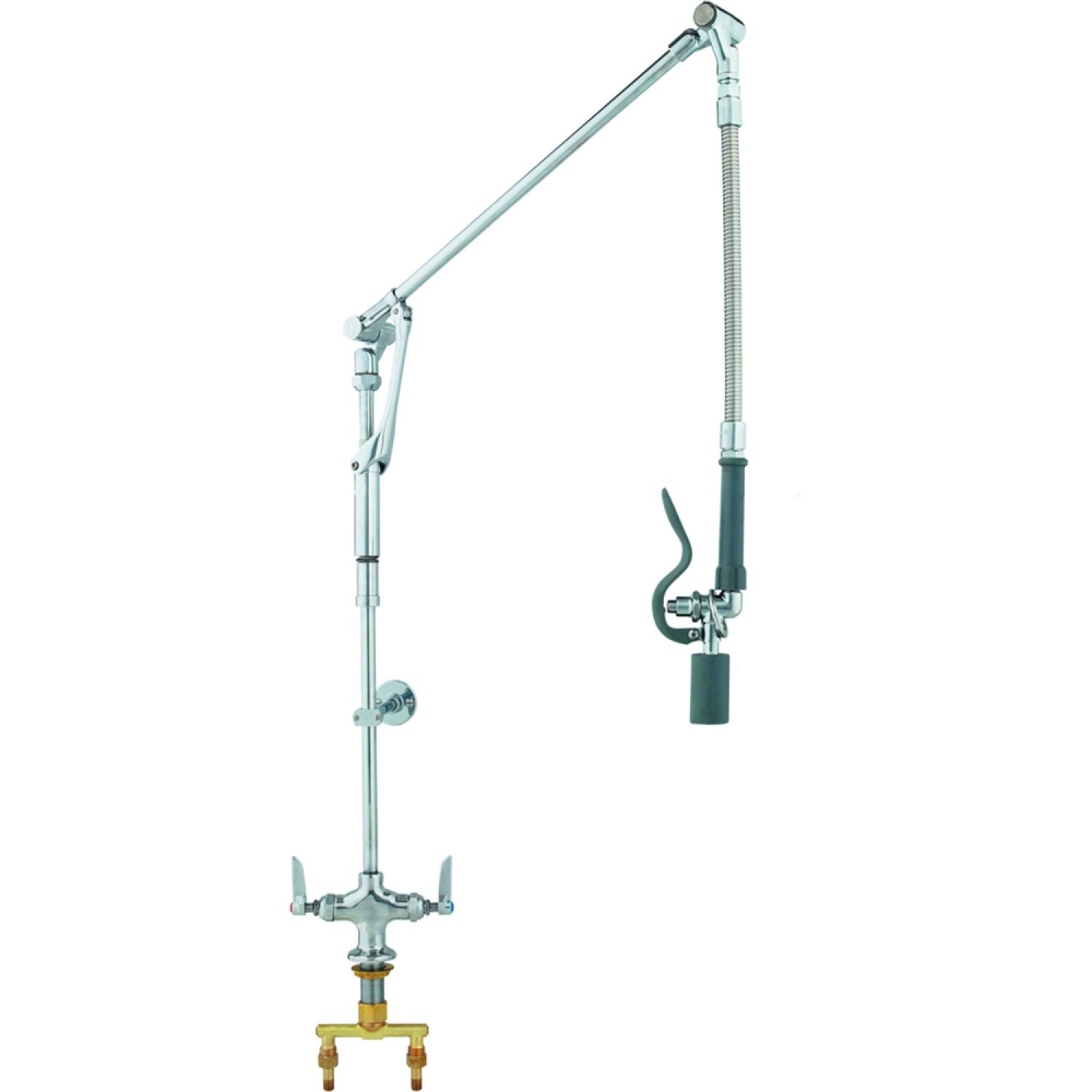 T&S Brass B-0117 T&S BRASS B-0117 PRE RINSE, ROTO-FLEX DESIGN, SINGLE HOLE BASE, 4