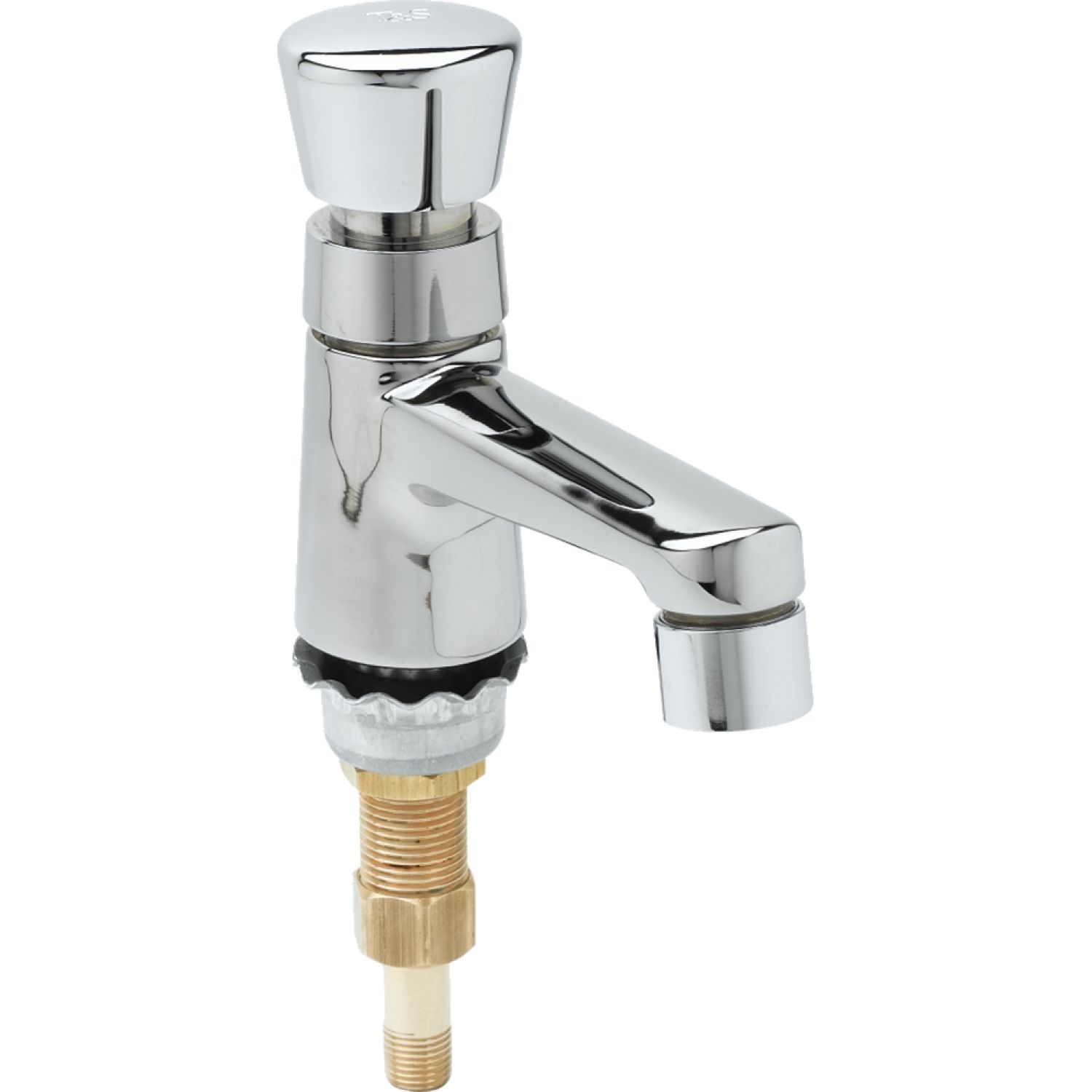 T&S Brass B-0713 T&S Brass B-0713 Sill Faucet, Self Closing Metering Valve with Cap