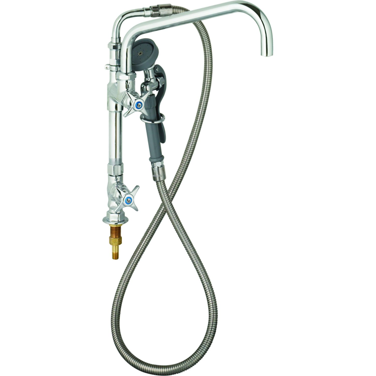 T&S Brass BF-0176 T&S BRASS BF-0176 BIG-FLO ASSEMBLY: CONTROL VALVE, ADD-ON FAUCET & 12