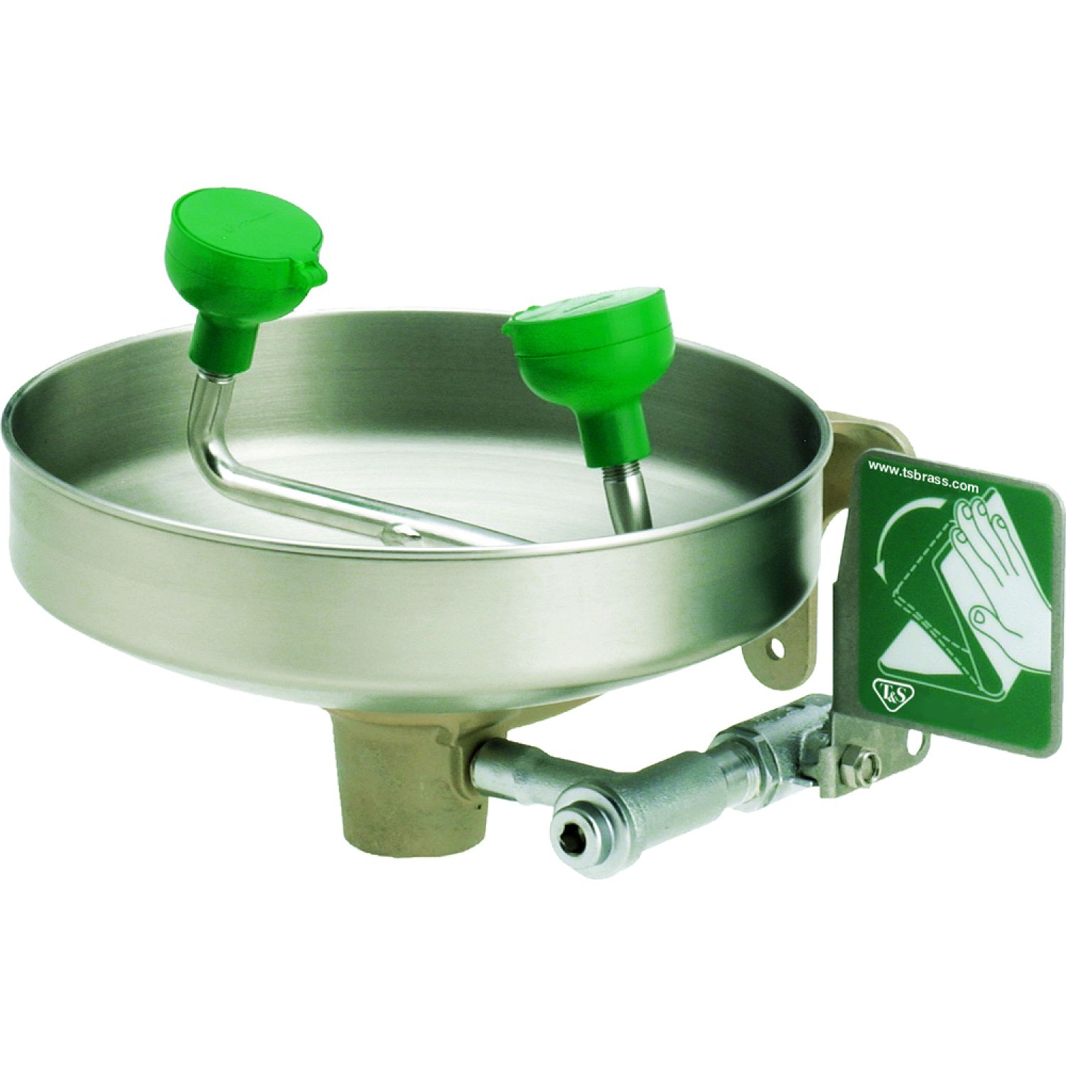 T&S Brass EW-7360B T&S Brass EW-7360B Wall-Mount Eyewash Station