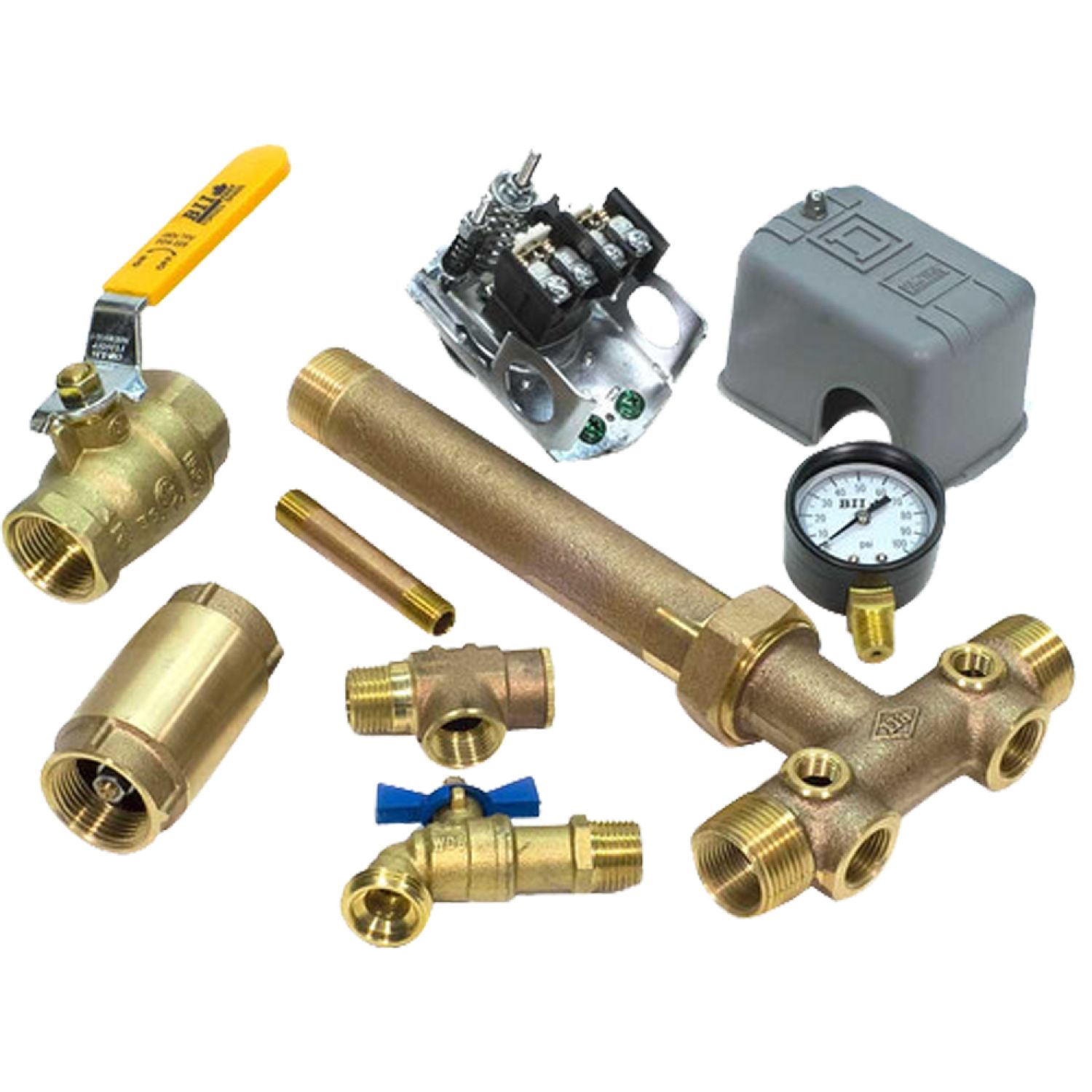 Commodity  Boshart Industries TFP-2TK252NL Solid Brass Tank Tee Package