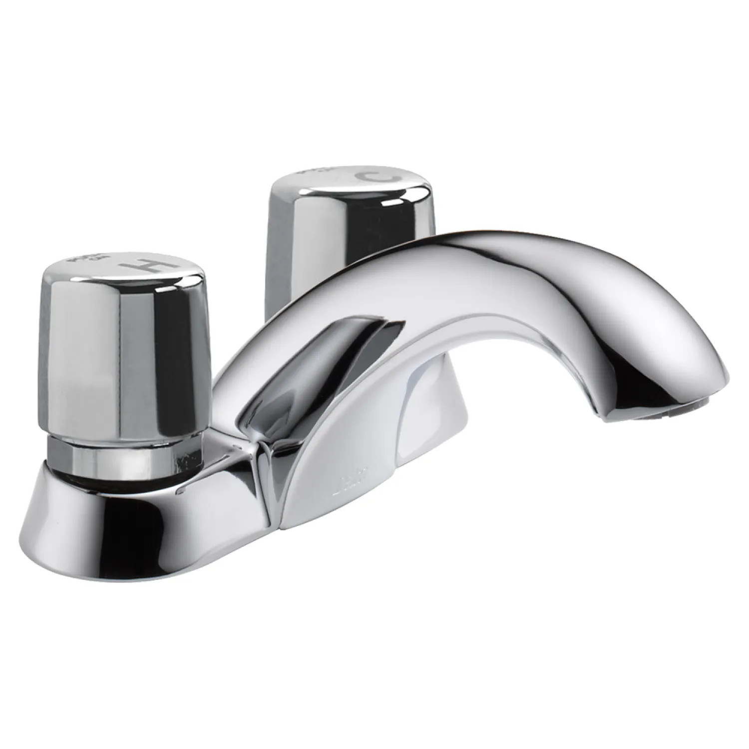 Delta 2507LF-HDF Delta 2507LF-HDF Polished Chrome 2-Handle Self-Closing Faucet
