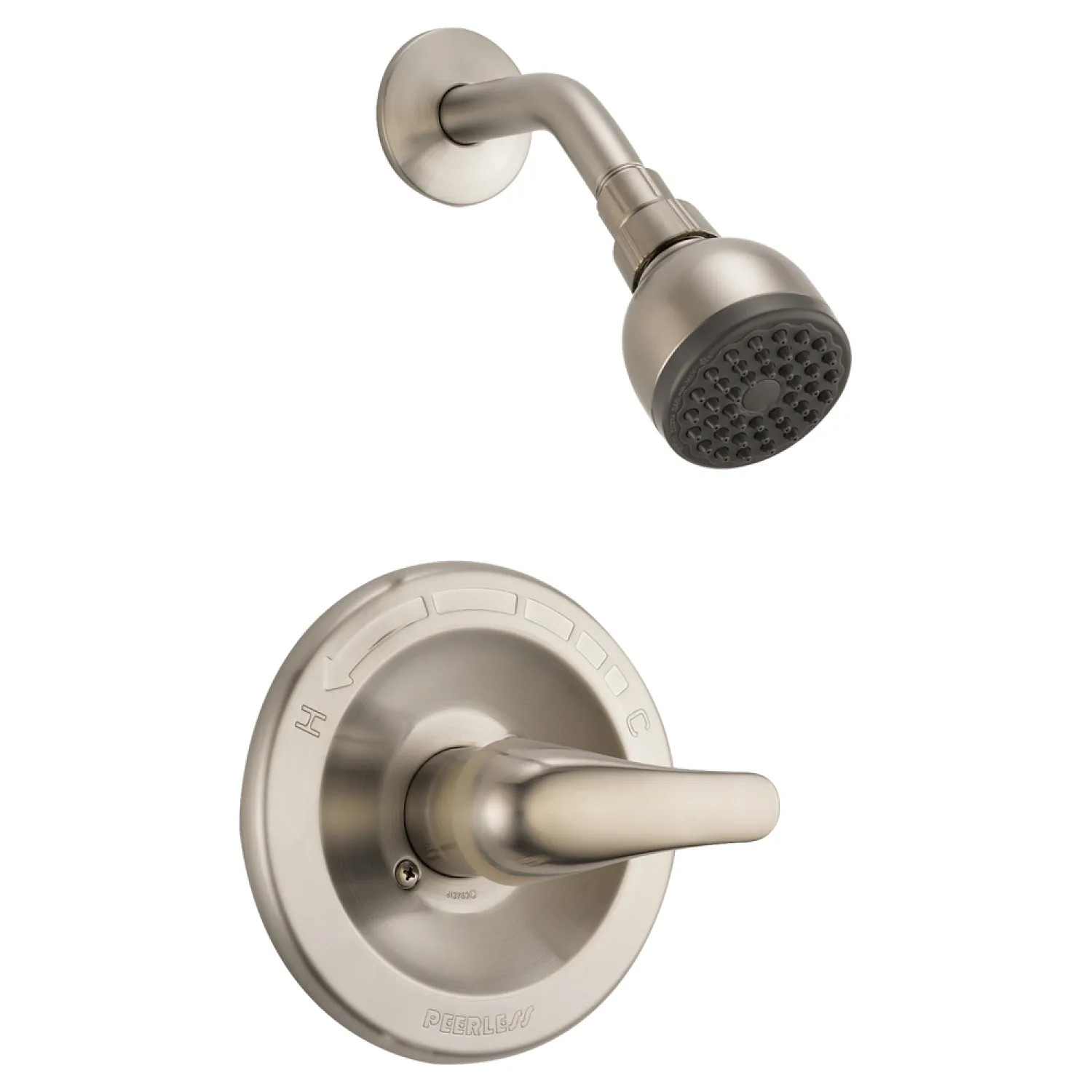 Peerless PTT188743-BN Peerless Core Single-Setting Touch-Clean Shower Faucet with Metal Lever Handle, Trim Only, 1.5 GPM, Brushed Nickel - PTT188743-BN