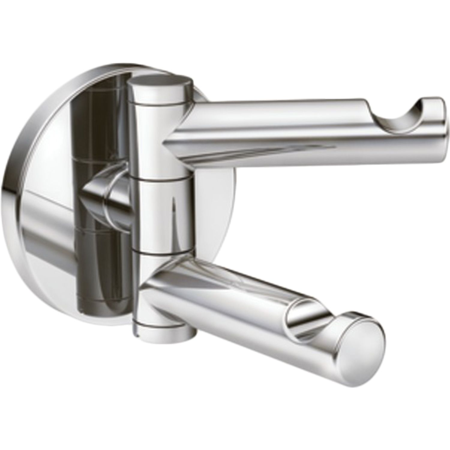 Moen YB0402CH Moen YB0402CH Align Pivoting Double Robe Hook, Chrome
