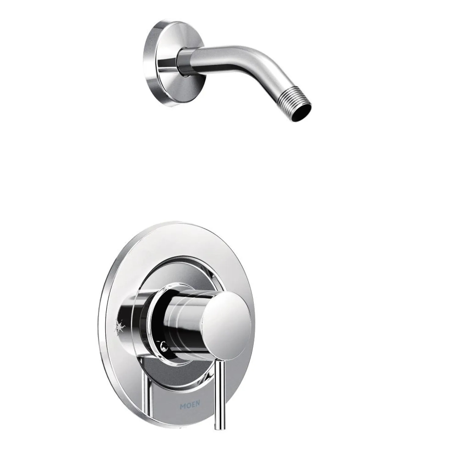 Moen T2192NH Moen Align Posi-Temp Single-Handle Shower Faucet, Lever Handle, M-PACT, Less Showerhead, Chrome - T2192NH