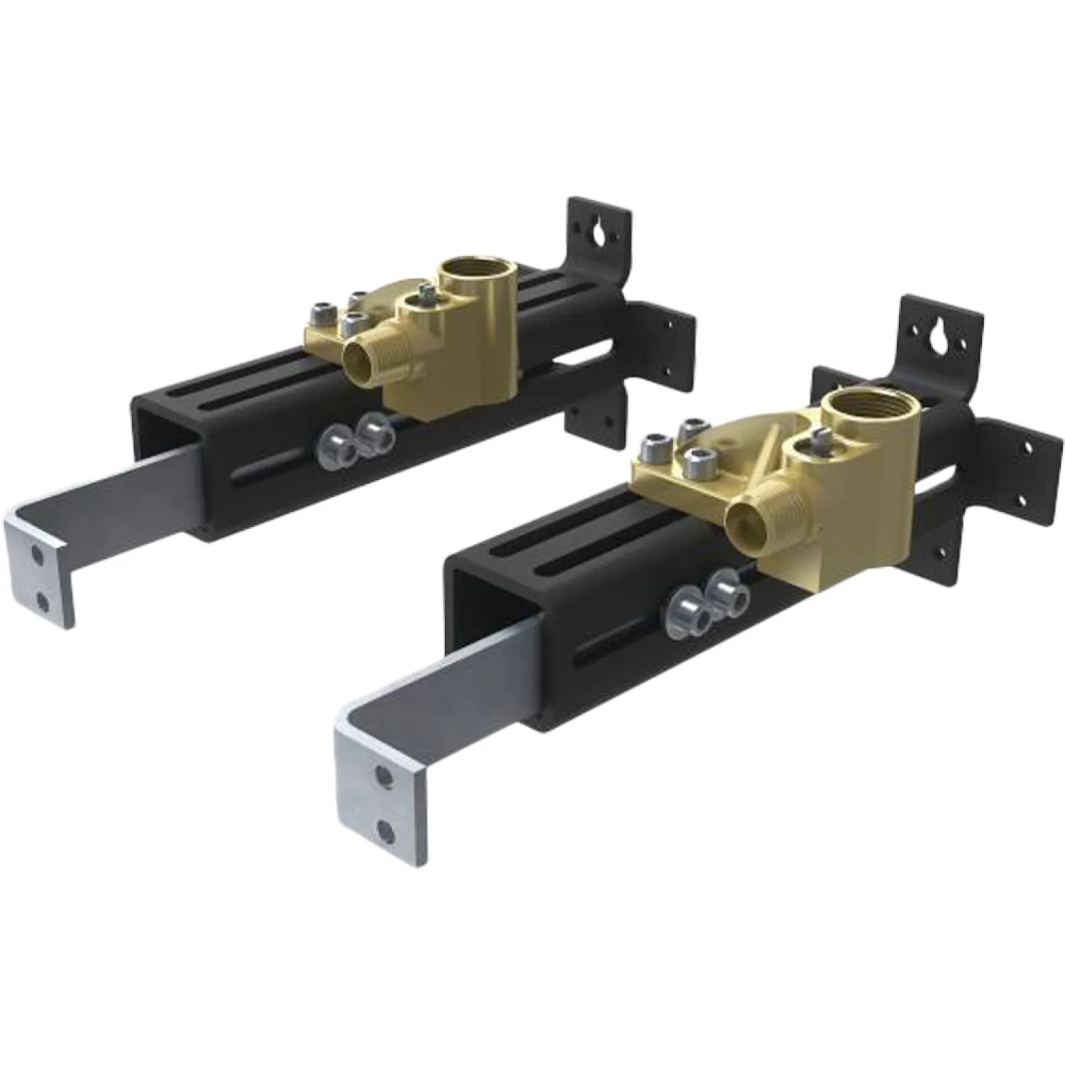 Moen TS50200 Moen TS50200 M-Pact Double Riser Floor Mount Tub Filler Rough-In Valve, Joist Mounting, 1/2