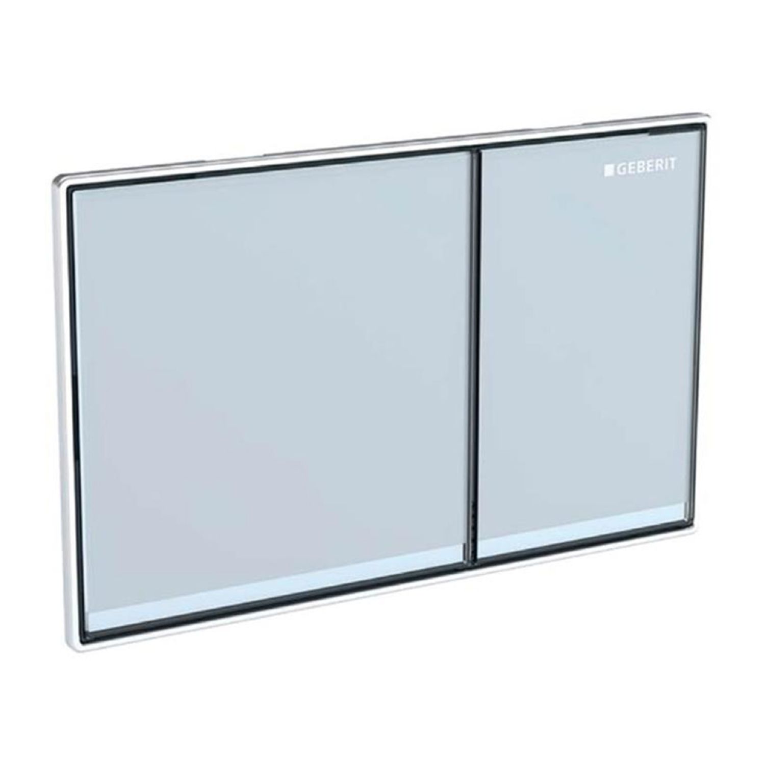 Geberit 242.813.SI.1 Geberit 242.813.SI.1 White Glass Actuator Plate for Sigma70