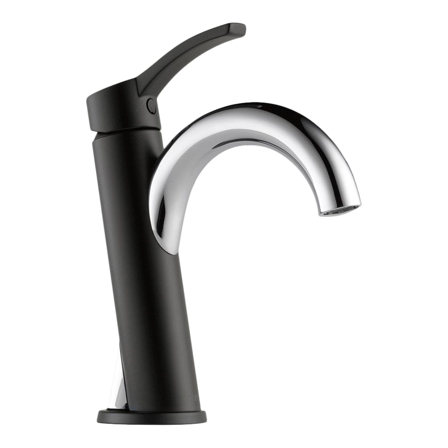 Brizo 65975LF-PCBL Brizo Odin One-Handle Deck-Mount Polished Chrome/Matte Black Bathroom Faucet with SmartTouchPlus, 1.5 GPM, Single-Hole, Less Drain - 65975LF-PCBL