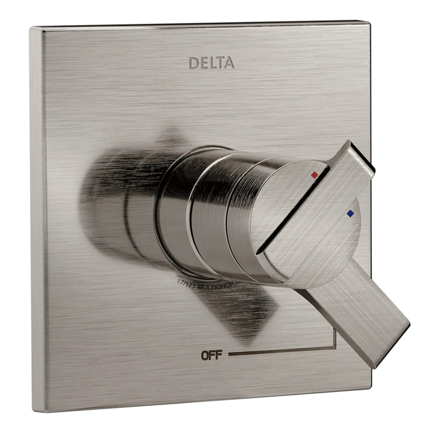 Delta T17067-SS Delta Ara Monitor 17 Series Two-Handle Valve Trim, Lever Handles, Stainless Steel - T17067-SS