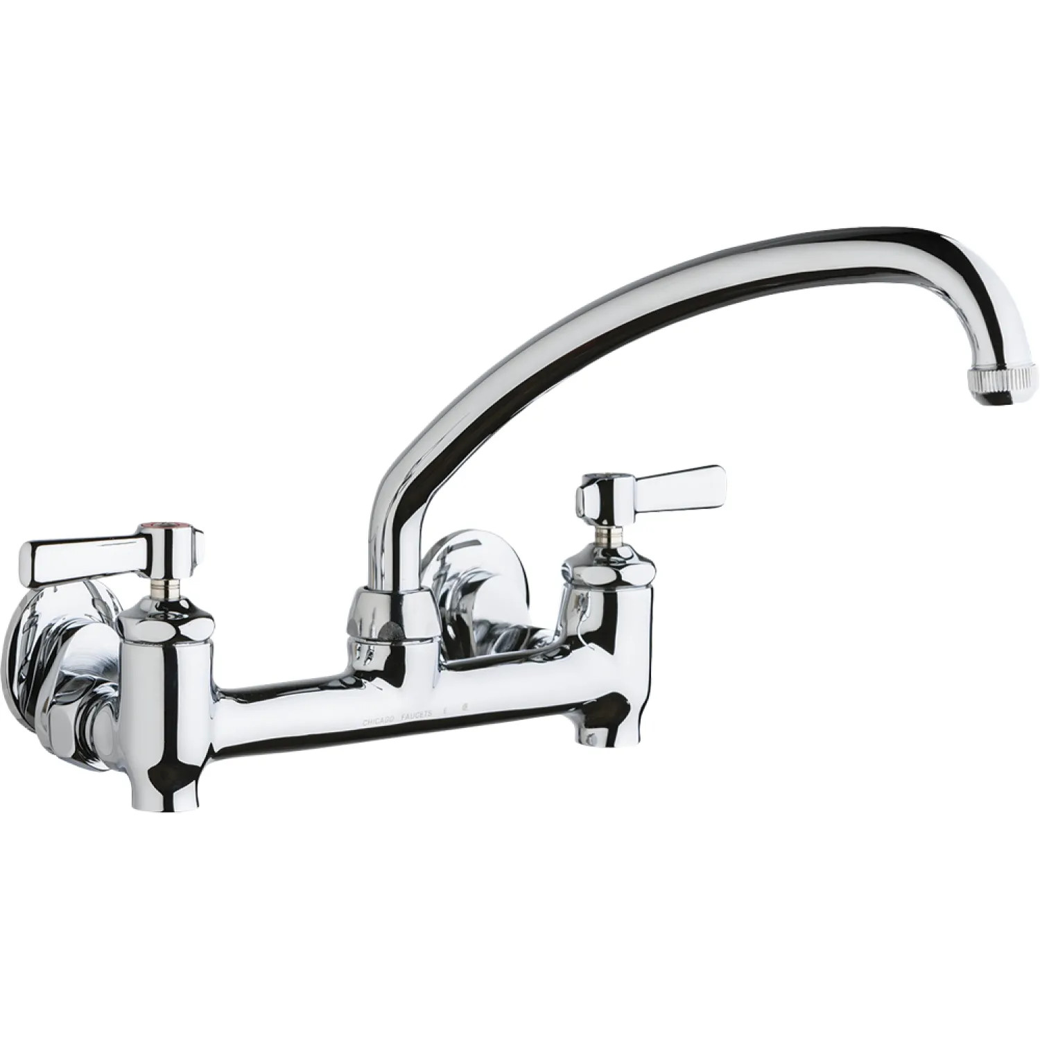 Chicago Faucet 640-L9E1-369YAB Chicago 640-L9E1-369YAB Water Sink Faucet with Supply Stops