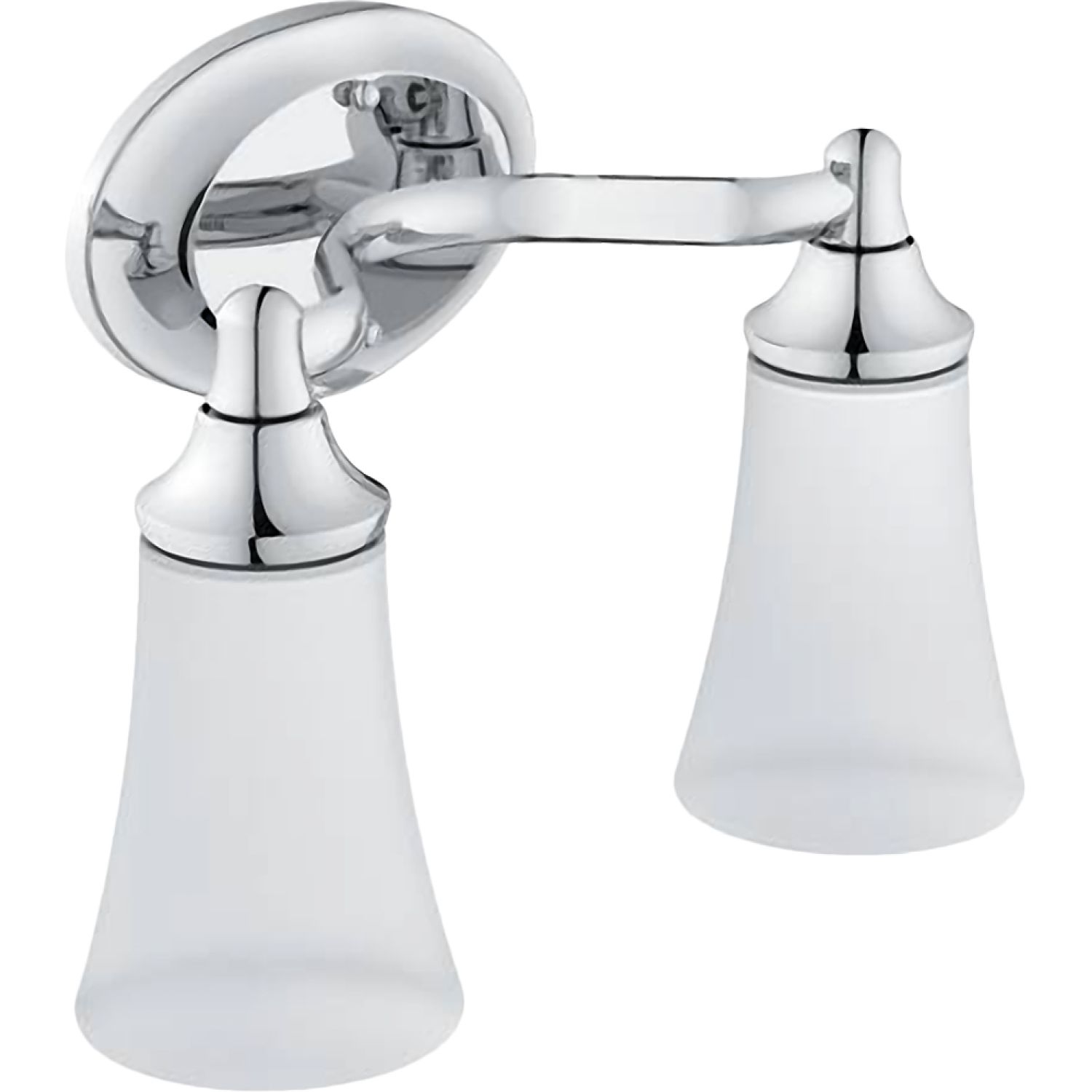 Moen YB2862CH Moen YB2862CH Eva Chrome Two-Globe Bath Light Fixture