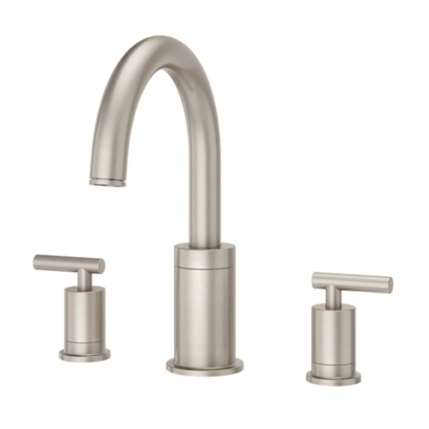 Pfister RT6-5NCK Pfister Contempra Two-Handle Roman Tub Faucet Trim, 18 GPM, Lever Handles, High Arc, Pforever Seal, Brushed Nickel - RT6-5NCK