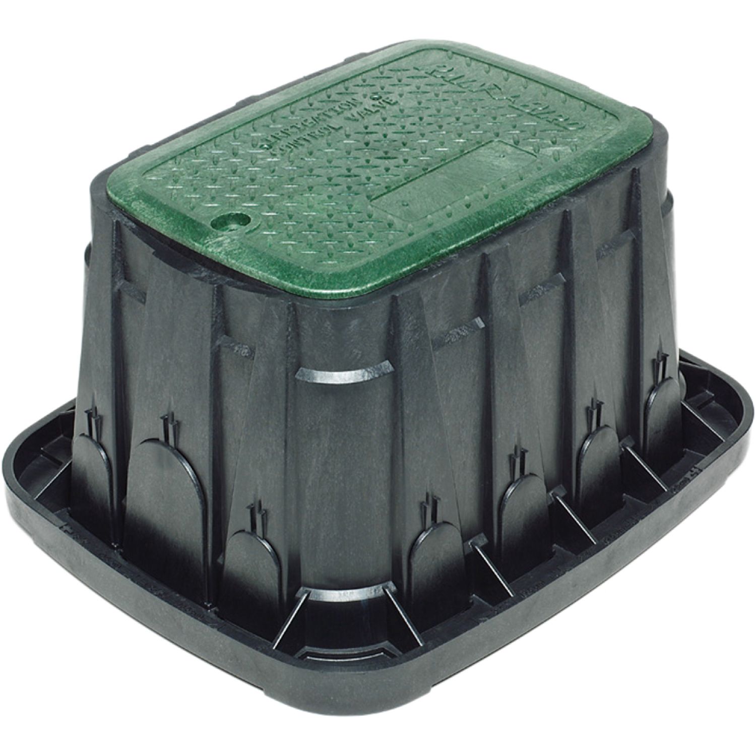 Rainbird VBSTDH Rain Bird Standard Valve Box with Green Locking Lid - VB-STD-H (A11408)
