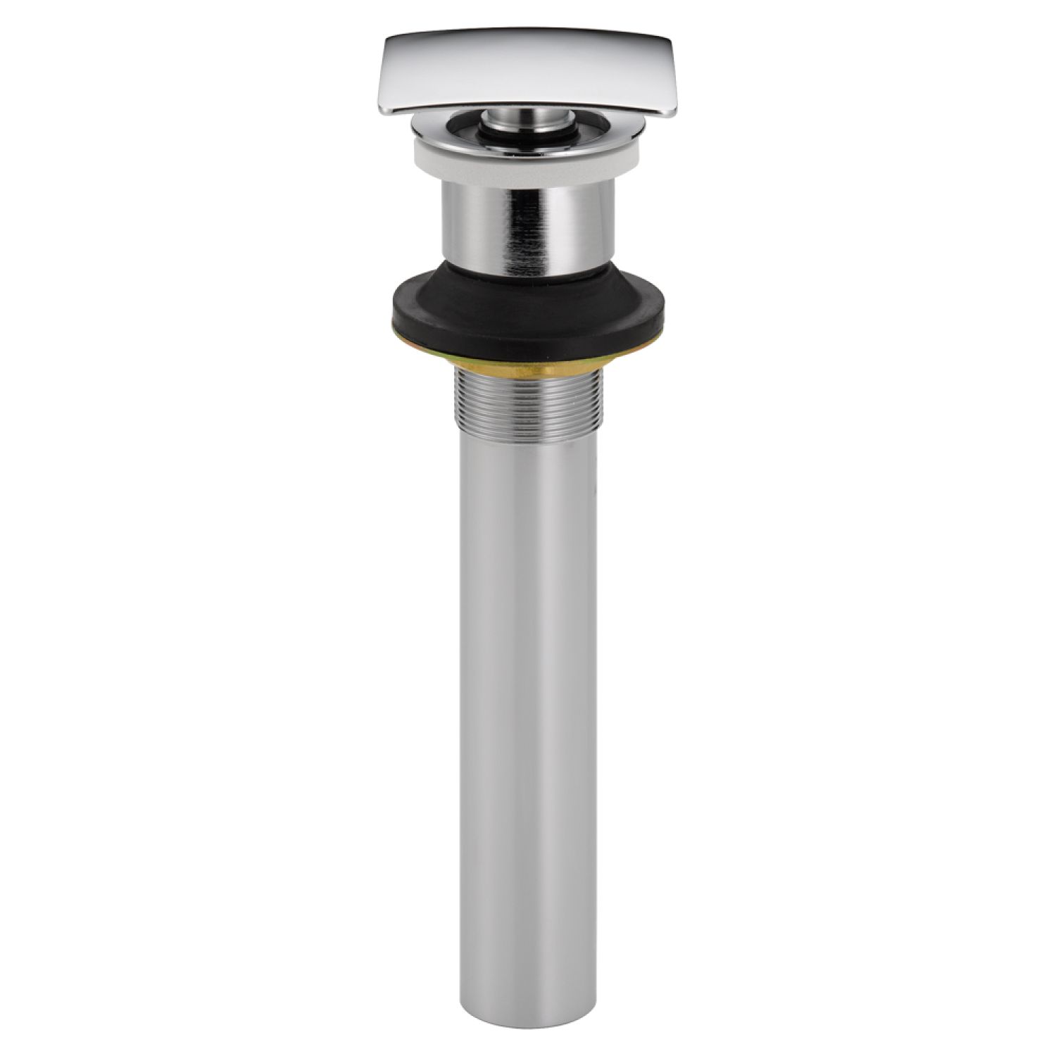 Delta 72174 Delta 72174 Chrome Push Pop–Up Lavatory Drain Less Overflow