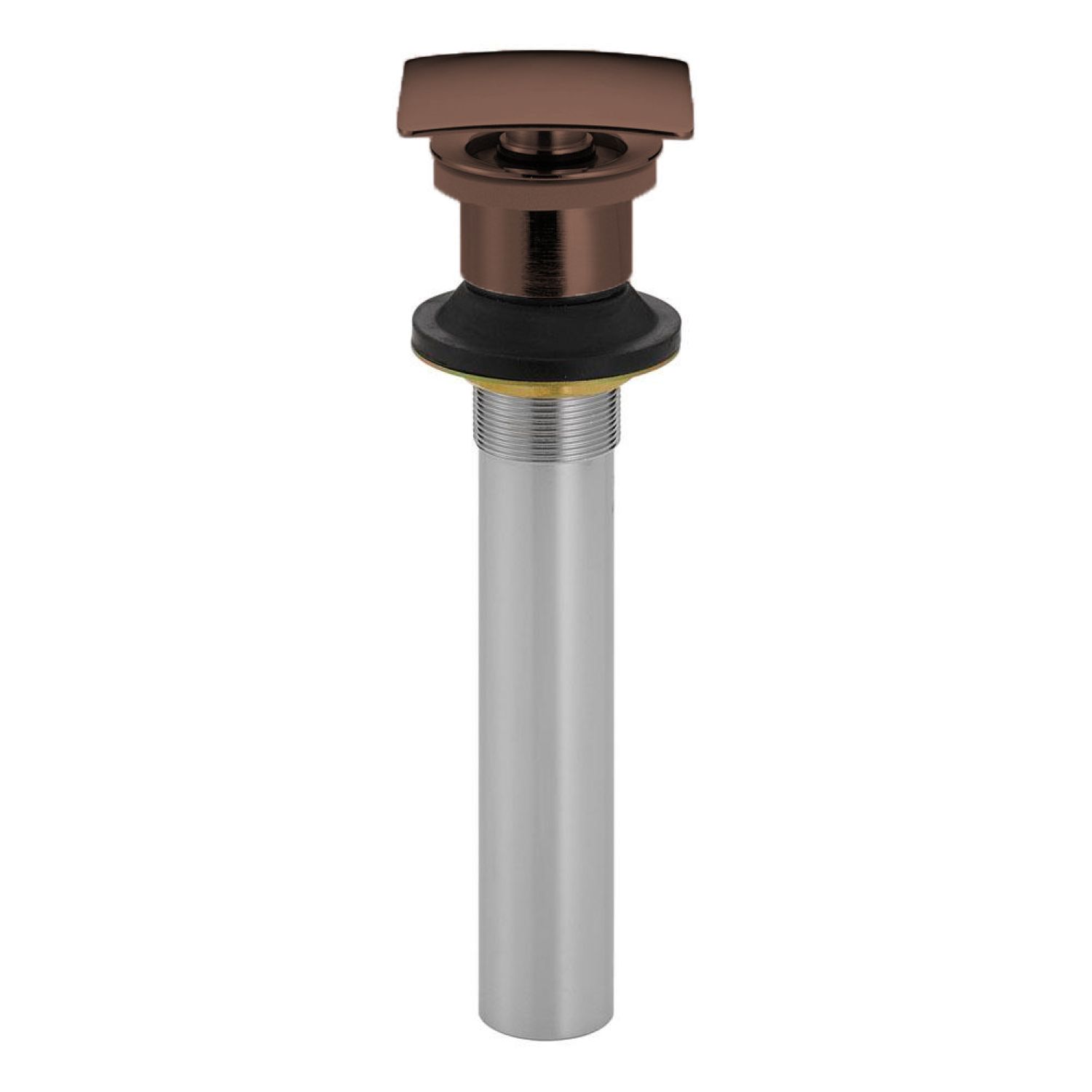 Delta 72174-RB Delta 72174-RB Venetian Bronze Push Pop-Up Drain Less Overflow