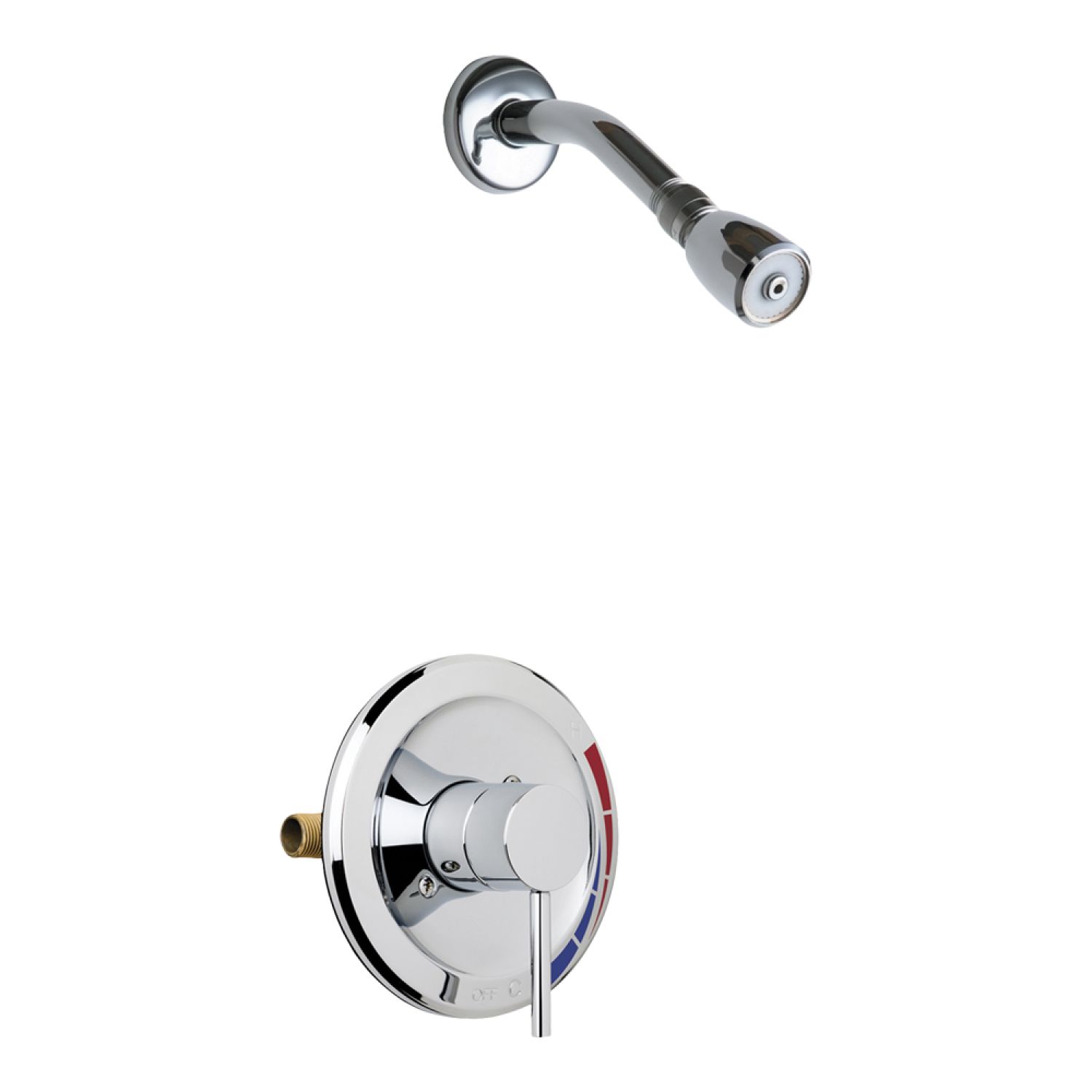 Chicago Faucet SH-PB1-03-000 Chicago SH-PB1-03-000 Chrome Shower Only Trim with Valve