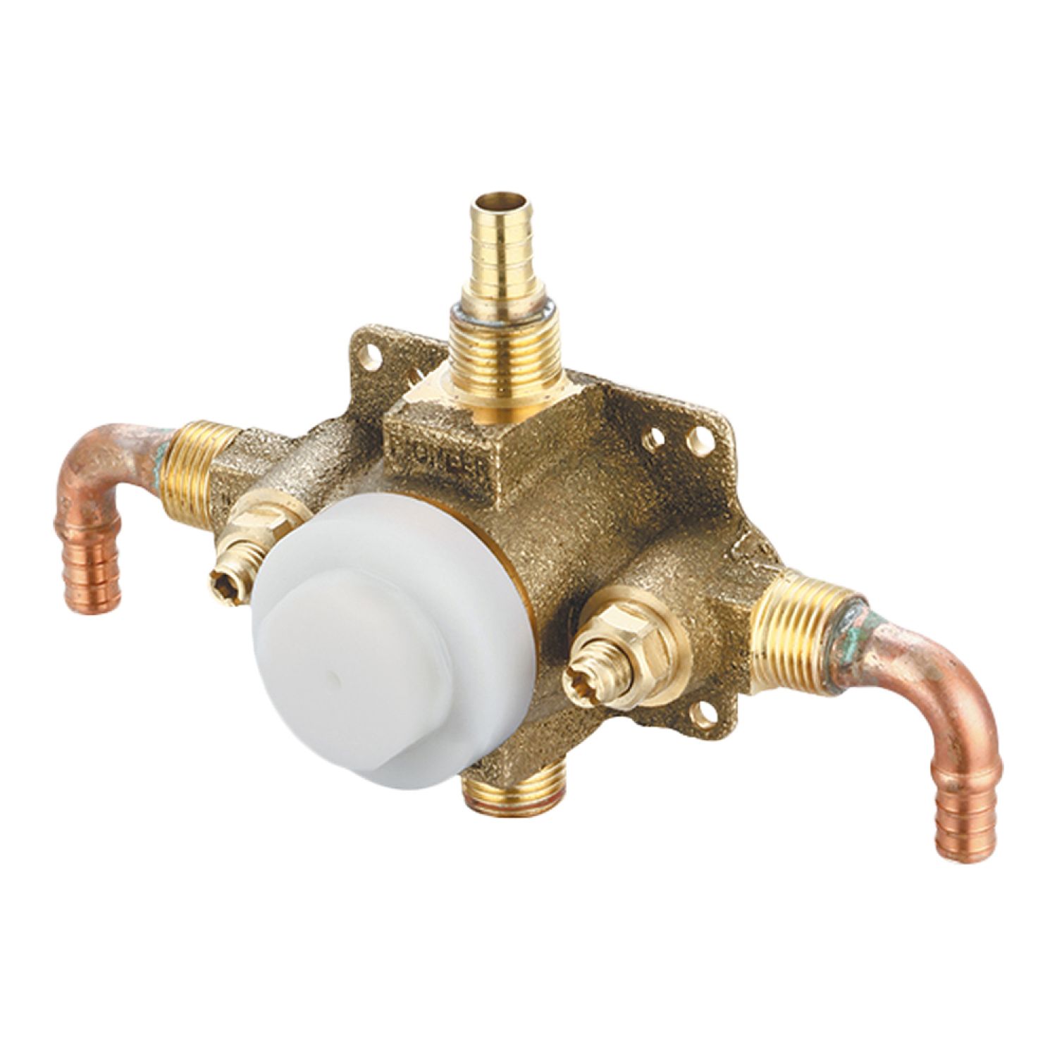 Pioneer 4022B Pioneer 4022B Pressure Balance Tub/Shower Rough-In Valve w/ Stops, 1/2