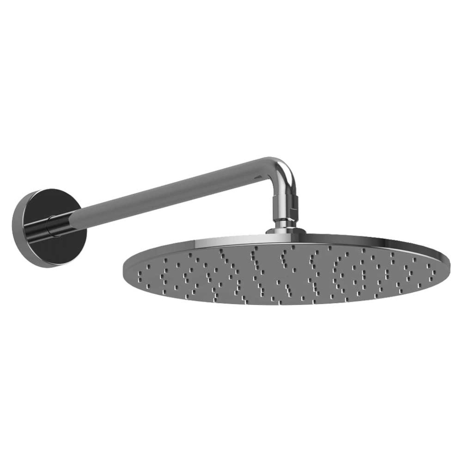 Toto TS111B12#CP TOTO Modern Series 12in Round Rain Shower Head with Rubber Nozzles, AeroJet Technology, 2.5 GPM, Polished Chrome - TS111B12#CP