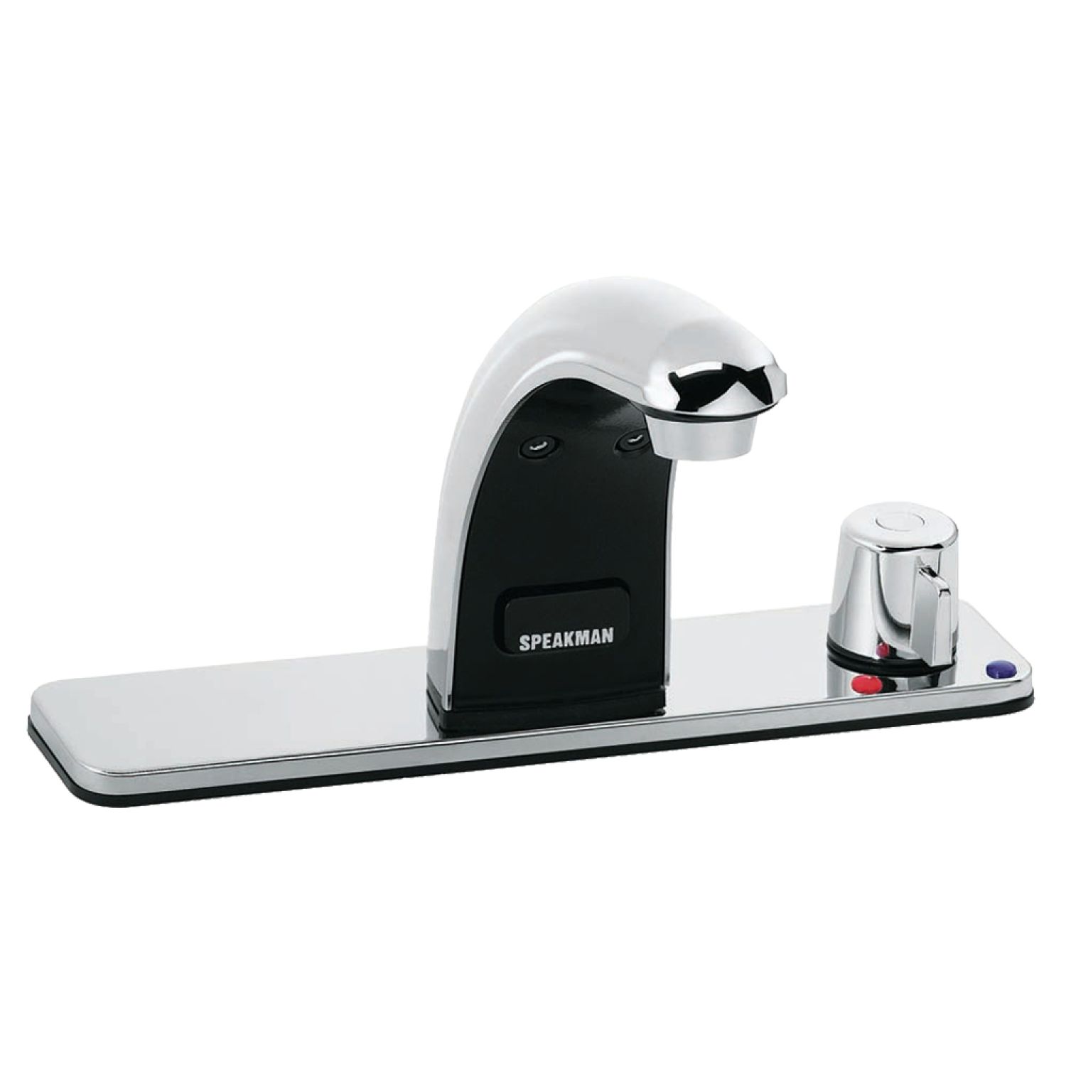 Speakman S-8822-CA Speakman Sensorflo AC-Powered Touchless Bathroom Faucet with Above-Counter Mixer, 8