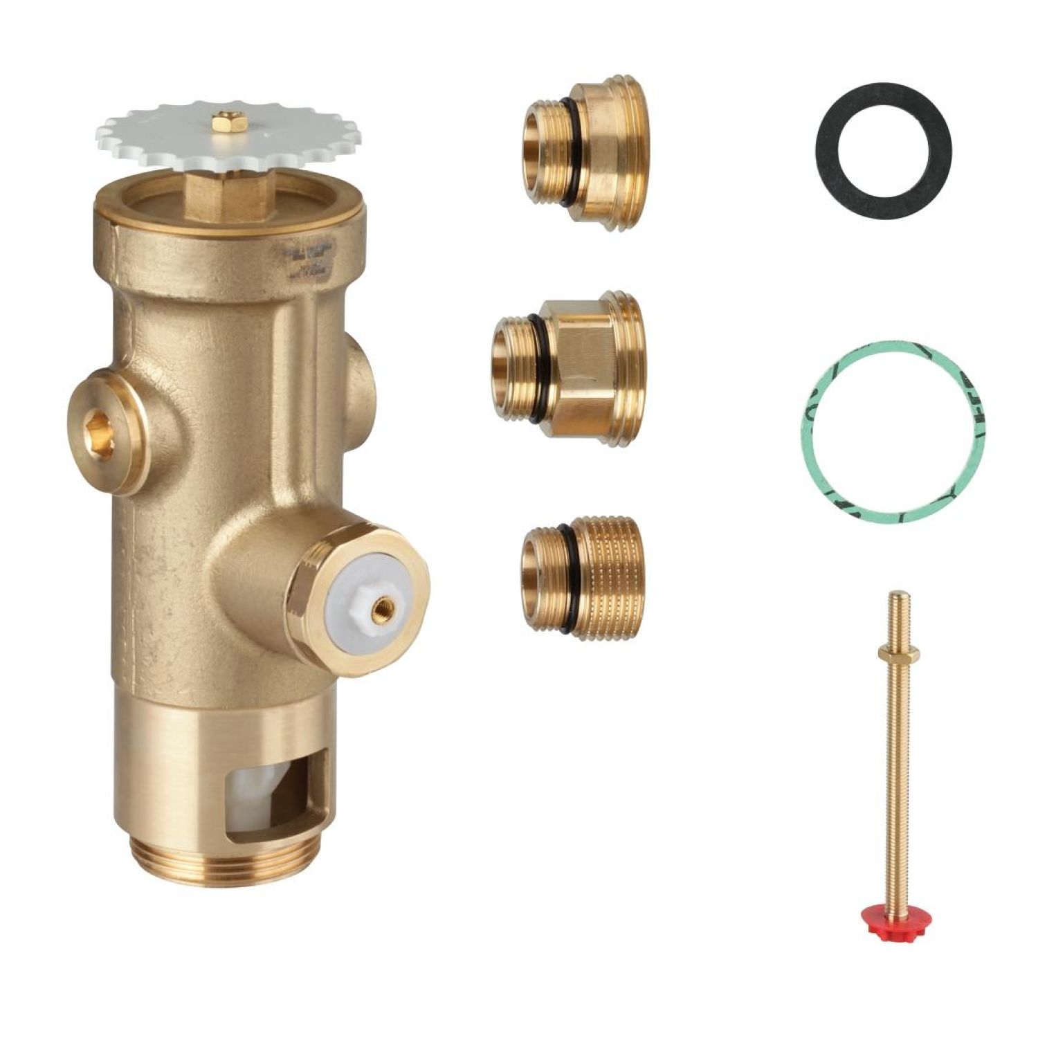 Grohe 43996000 Grohe 43996000 Rondo Wall Carrier Toilet Flush Valve