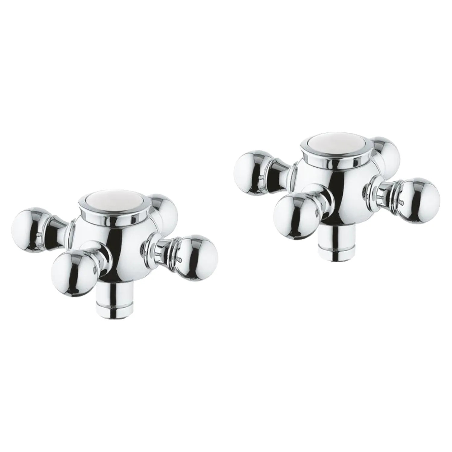 Grohe 19207000 Grohe 19207000 Geneva Cross Handles - StarLight Chrome
