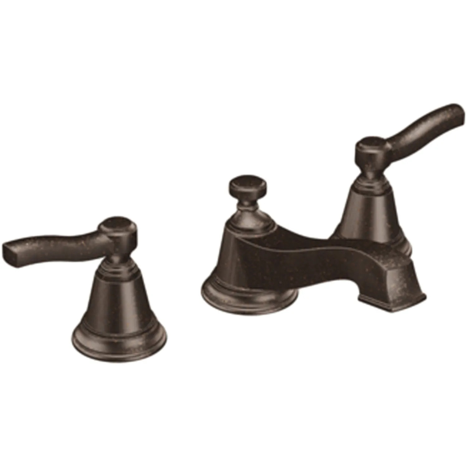Moen TS6205ORB Moen T6205ORB Rothbury Two-Handle Low Arc Bathroom Faucet - Oil Rubbed Bronze