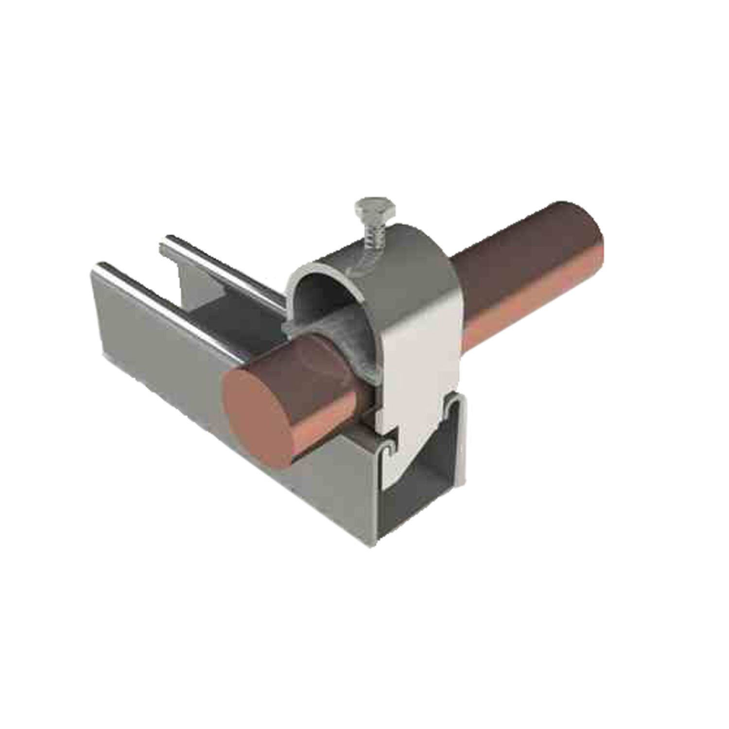 Commodity Unistrut 1-Inch Pipe Clamps, Zink Plated
