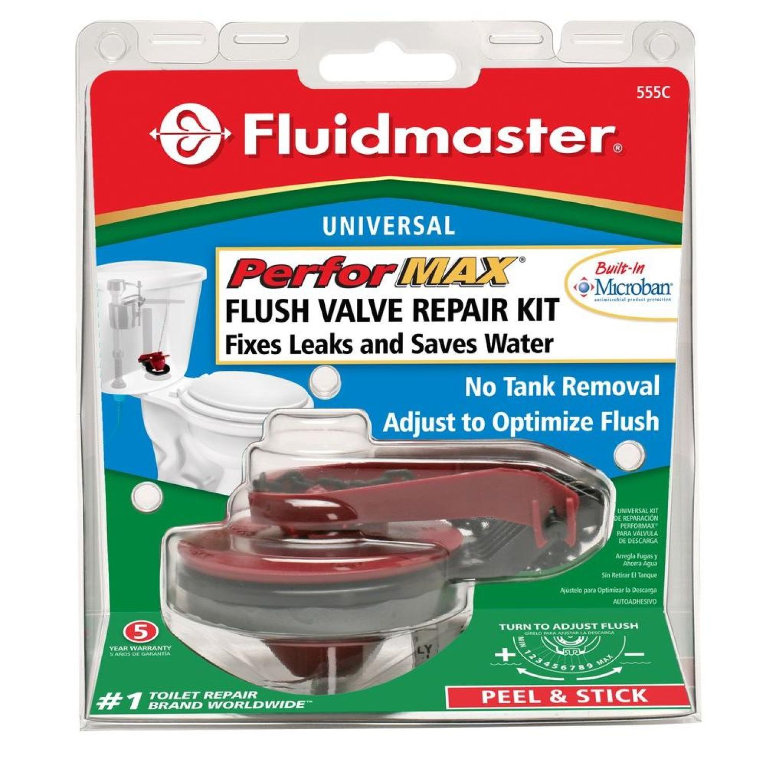 Fluidmaster 555C Fluidmaster 555C Flusher Fixer Kit Flapper