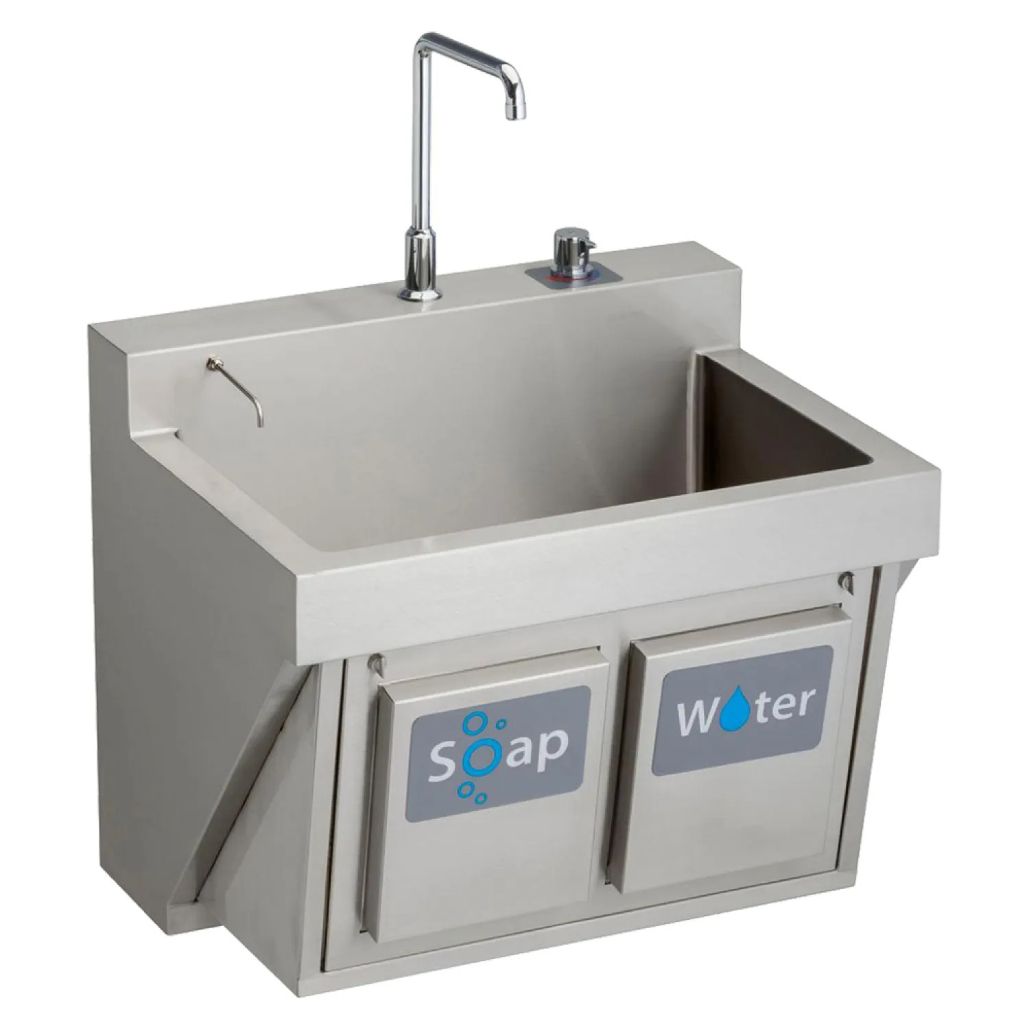 Elkay EWSF13026KWSC ELKAY EWSF13026KWSC MANUAL SINGLE STATION SCRUB SINK W/ KNEE ACTIVATED SOAP/WATER