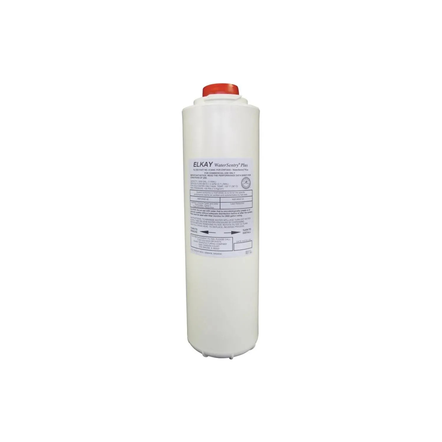 Elkay 51300C_12PK Elkay 51300C_12PK WaterSentry Plus Replacement Filters for Bottle Fillers, 12-pack