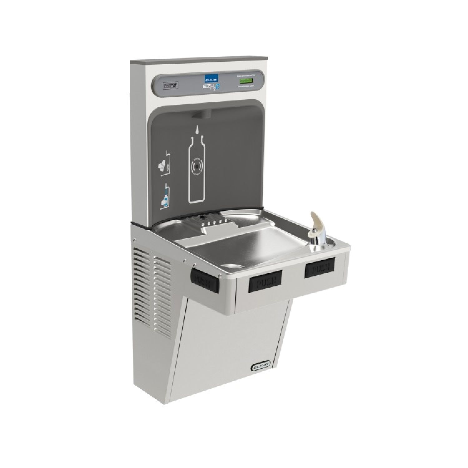Elkay EMABF8WSSK Elkay EMABF8WSSK EZH2O Bottle Filling Station with Bi-Level ADA Cooler - Stainless Steel