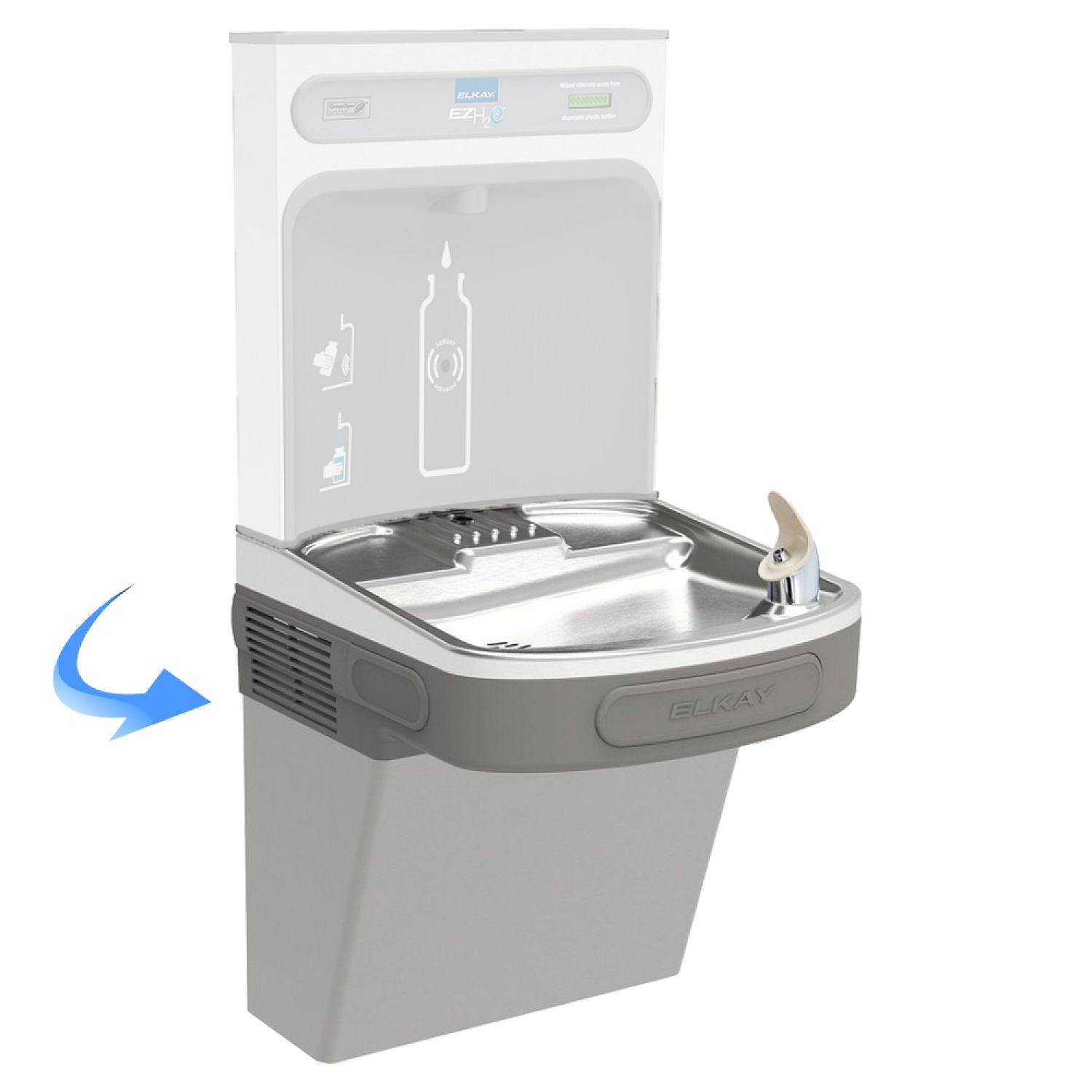 Elkay EZSDWSL Elkay EZSDWSL Light Gray Cooler for EZSDWSLK