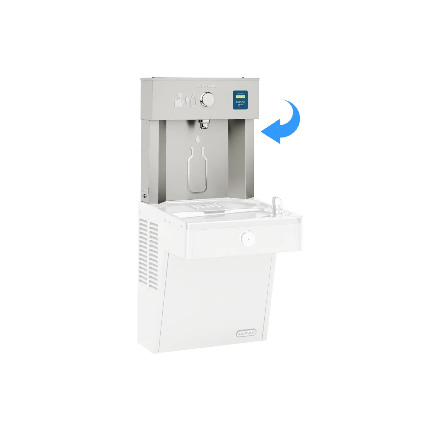 Elkay LVRCWS Elkay LVRCWS  EZH2O Vandal-Resistant Bottle Filling Station & Single Cooler-Filtered 8 GPH, Stainless