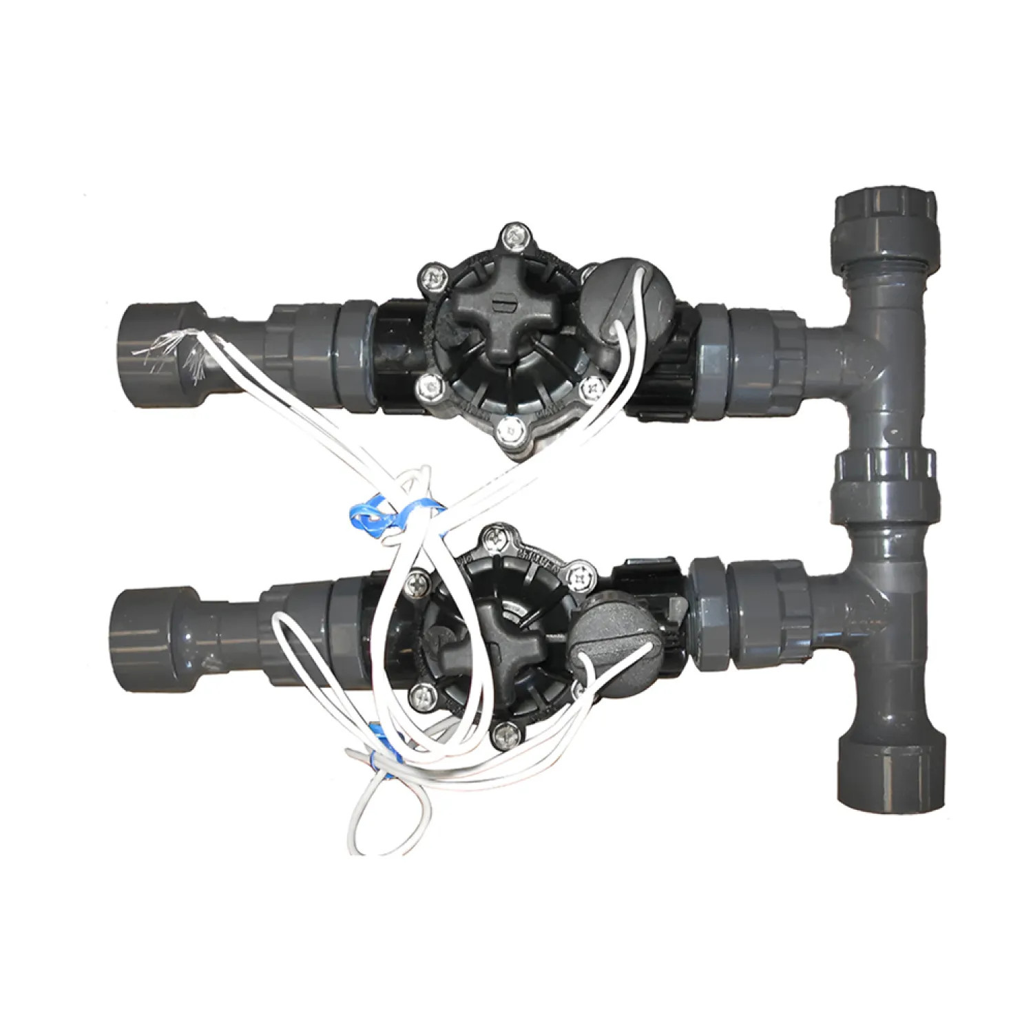 Commodity  2-Valve Sprinkler Manifold Setup with Flow Control - Weathermatic 1