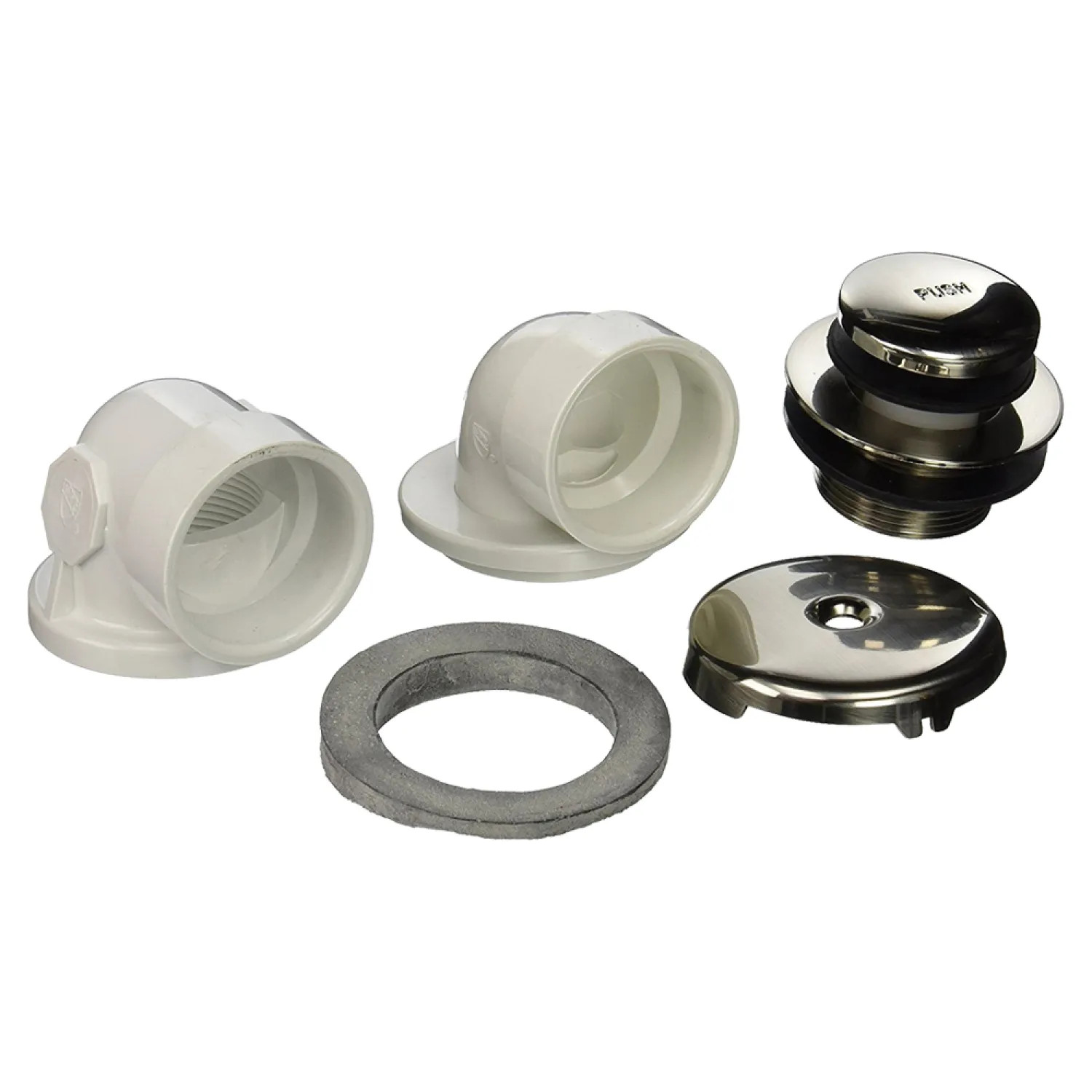 Jones Stephens B0754BN Jones Stephens B0754BN Brushed Nickel Toe Touch Half Kit - PVC