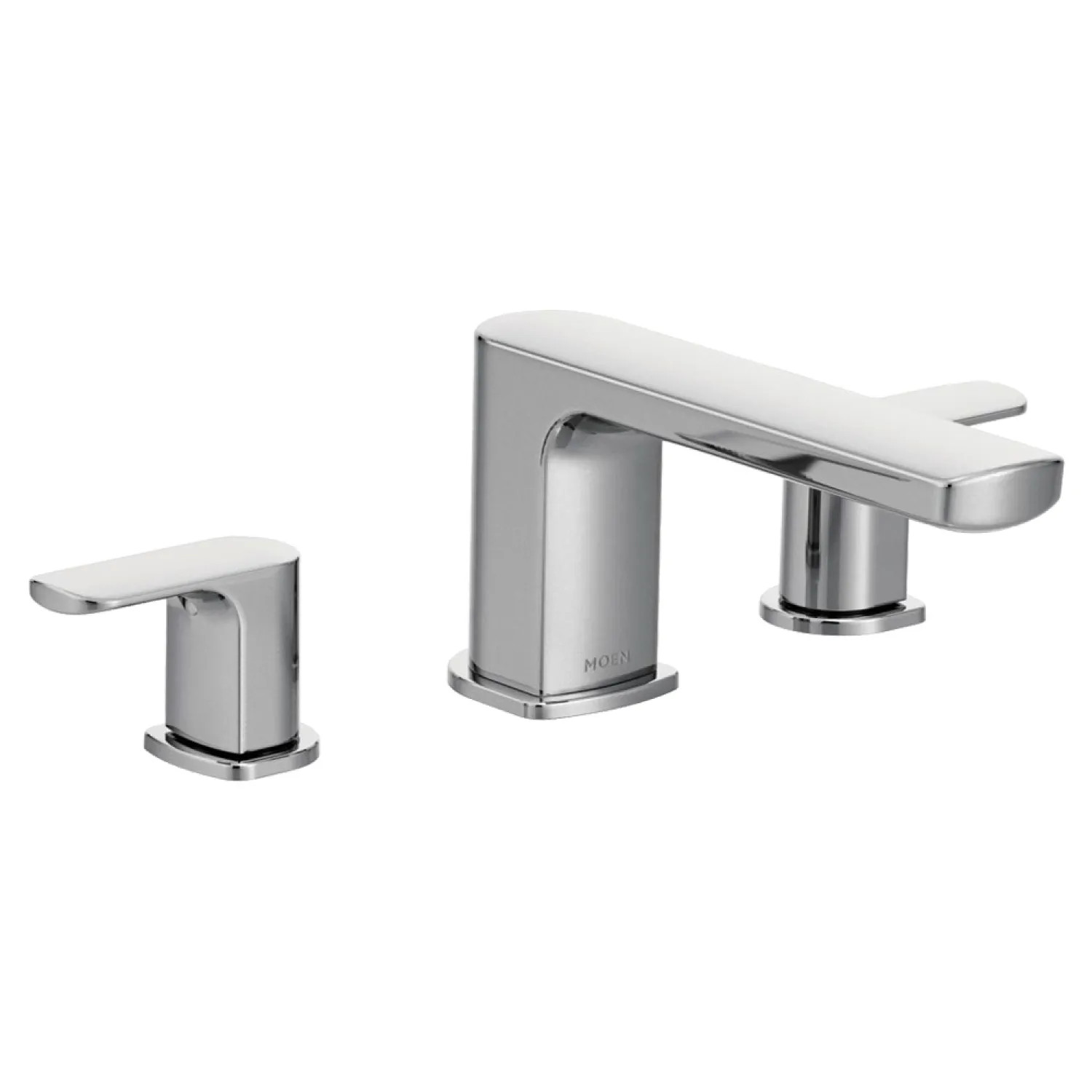Moen T935 Moen Rizon Roman Tub Faucet Trim, Lever Handles, ADA, M-PACT, Chrome - T935