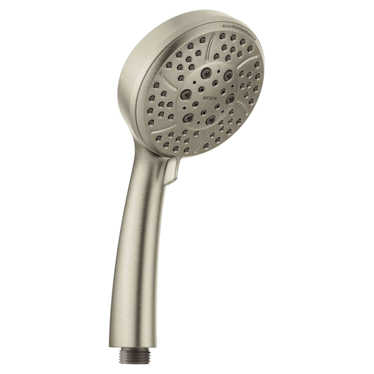 Moen CL164928BN Moen 4in Four-Function Replacement Handheld Shower Only, Round, Eco-Performance, 2.0 GPM, Double Check Valves, Brushed Nickel - CL164928BN