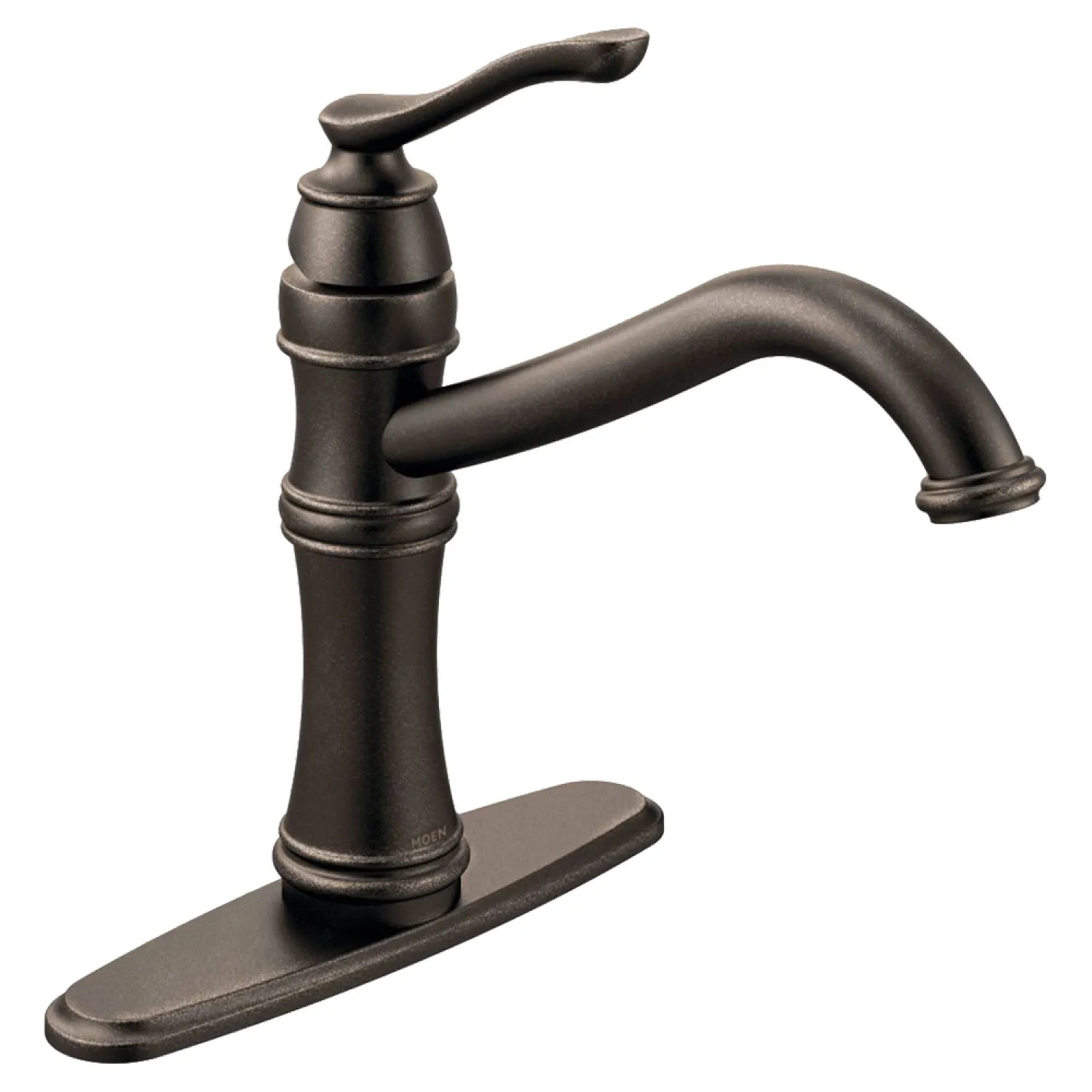 Moen 7240ORB Moen Belfield Single Handle High Arc Kitchen Faucet, Oil Rubbed Bronze - 7240ORB