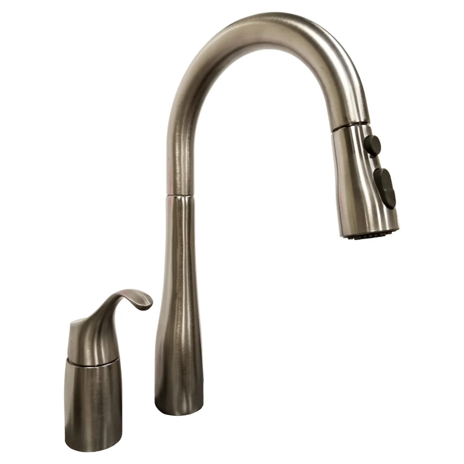 Kohler 649-VS Kohler Simplice Single Handle Pull-Down Bar Faucet, 3-Function, 8
