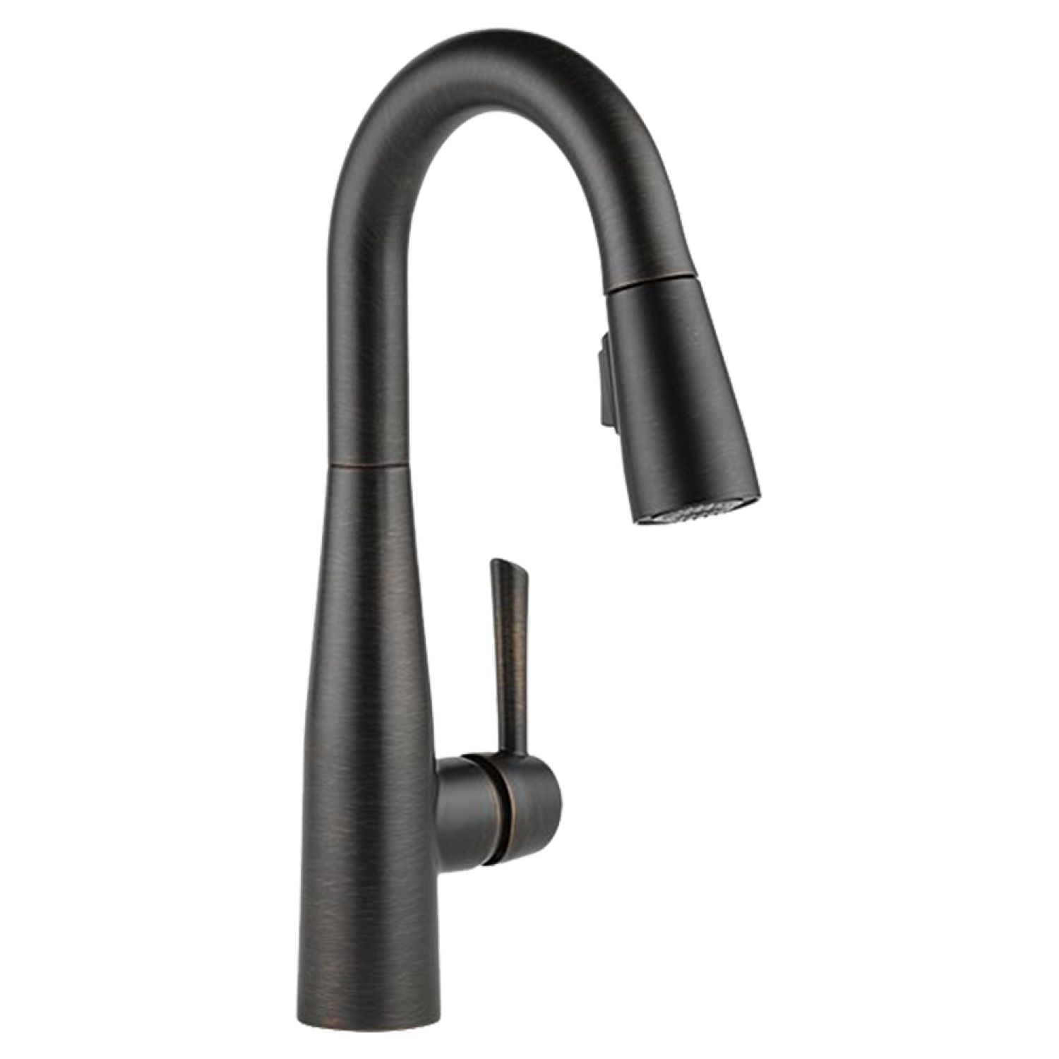 Delta 9913-RB-DST Delta Essa Single Handle Pull-Down Bar/Prep Faucet, Venetian Bronze - 9913-RB-DST
