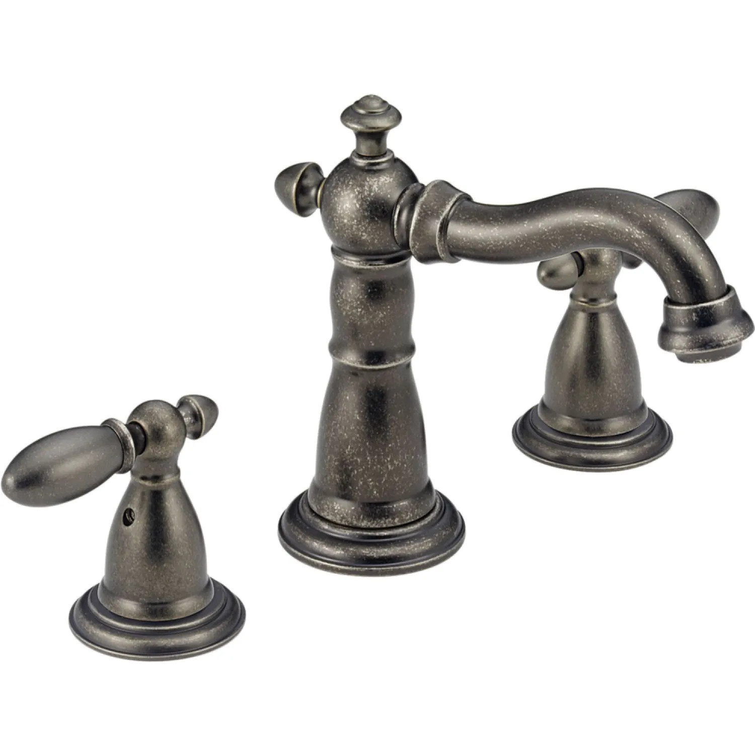Delta 3555-RBMPU-DST Delta Victorian Hook Spout Venetian Bronze Lavatory Faucet for 4