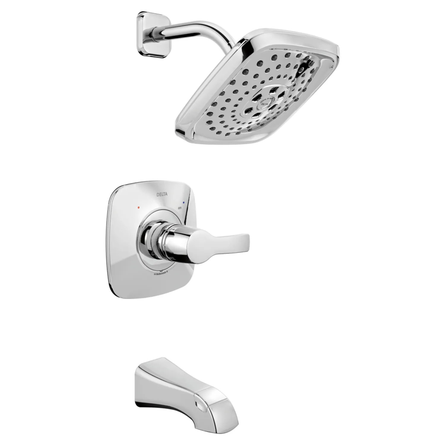 Delta T14452 Delta T14452 Tesla Monitor 14 Series Tub and Shower Trim, Chrome