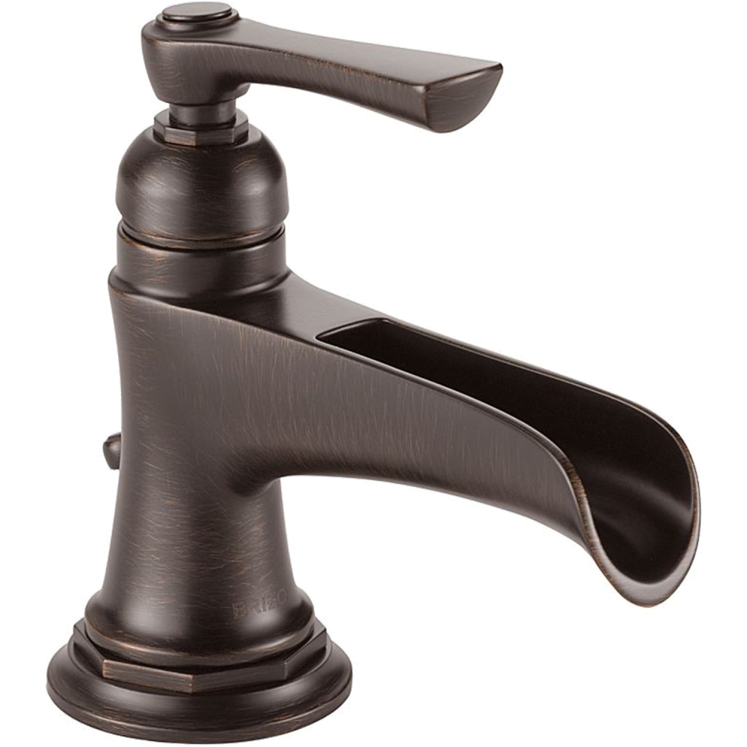 Brizo 65061LF-RB Brizo Rook Single-Handle Venetian Bronze Bathroom Faucet with Metal Pop-Up, 1.5 GPM, Channel Spout, Single-Hole, WaterSense - 65061LF-RB