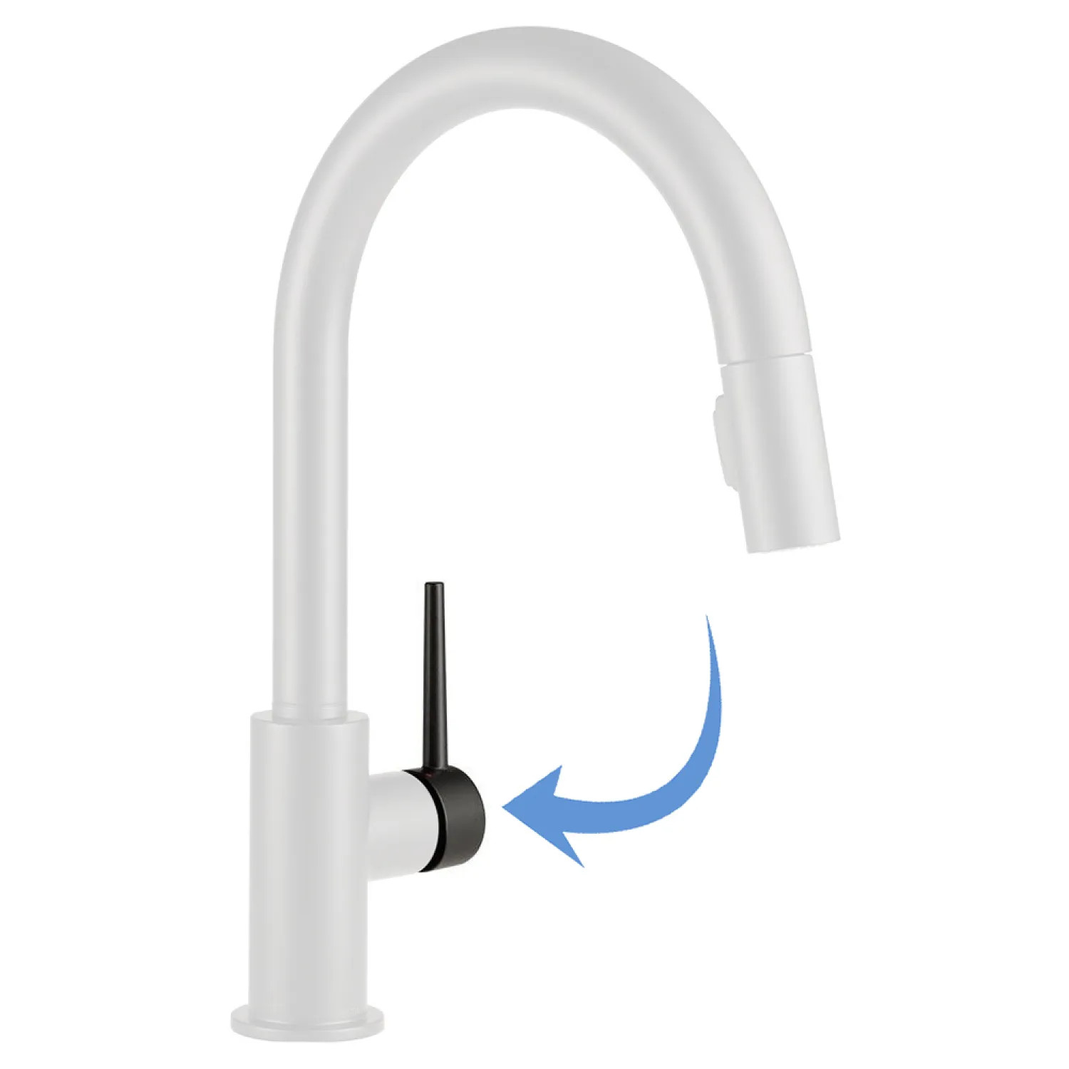 Delta RP62589BL Delta RP62589BL Matte Black Trinsic Lever Handle Kit