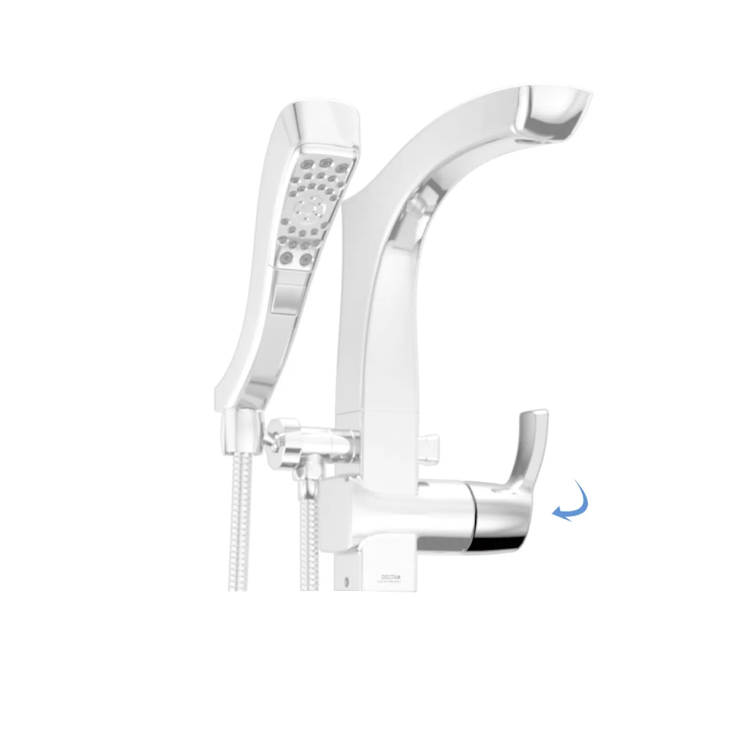 Delta RP78719 Delta RP78719 Tub And Shower Replacement Lever Handle Kit, Chrome 